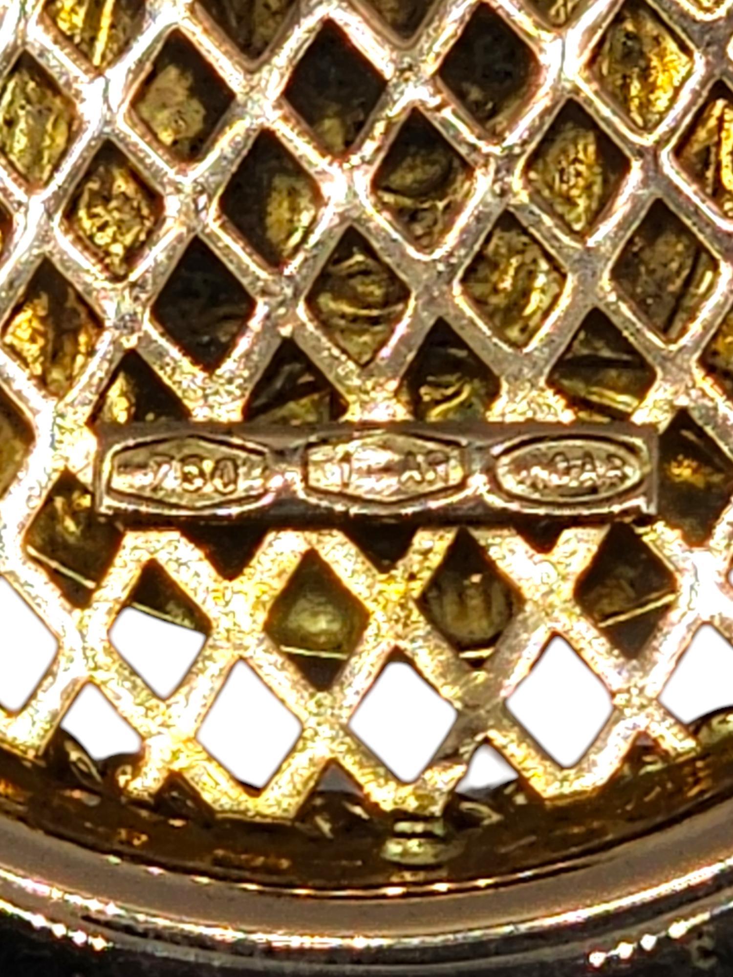 Pendentif Vierge Marie en or jaune 18 carats #20004 en vente 2