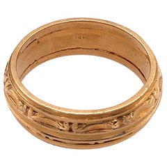 18 Karat Yellow Gold Wedding Ring / Band