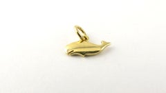 18 Karat Yellow Gold Whale Charm