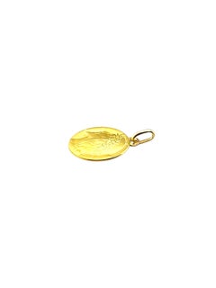 18 Karat Yellow Jesus Christ w/Crown of Thorns Pendant #23081