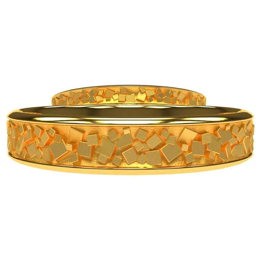 20 Karat Yellow Wedding Rings Bridal Set