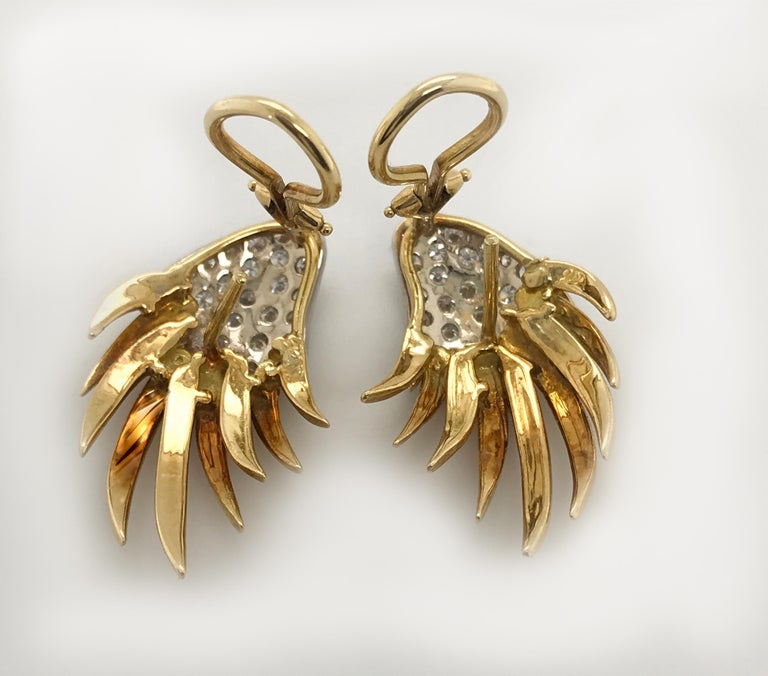 EARTH FLAME STAR EARRINGS main image 1