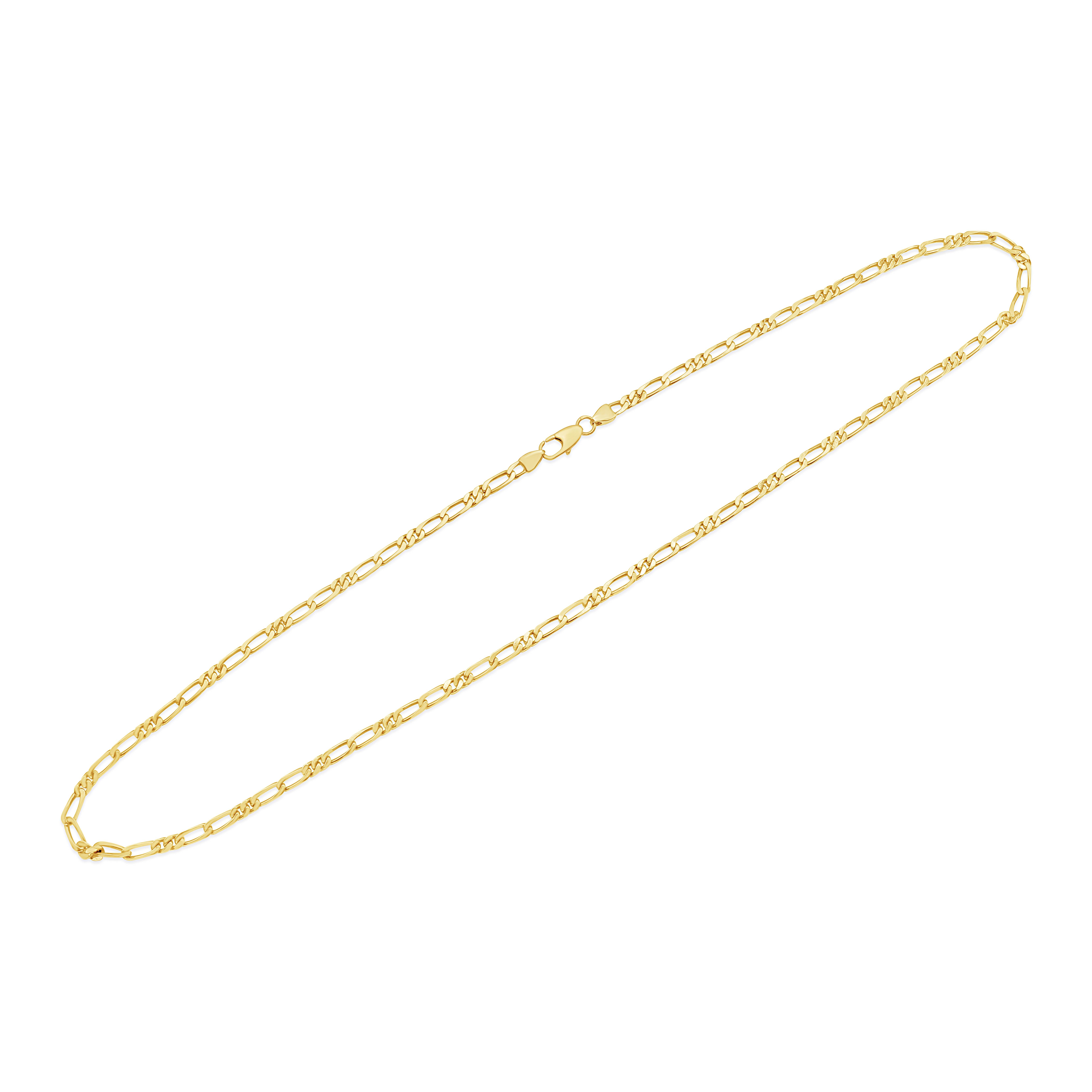 18 inch gold figaro chain
