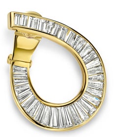 18 Karat Adler Gèneva Clip, on Earrings 12 Carat, Diamonds Estate Sultan of Oman