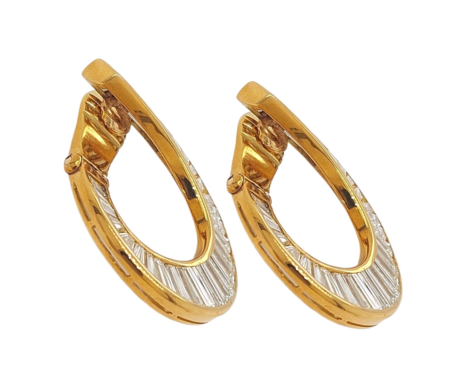 18 Karat Adler Gèneva Clip, on Earrings 12 Carat, Diamonds Estate Sultan of Oman For Sale 1