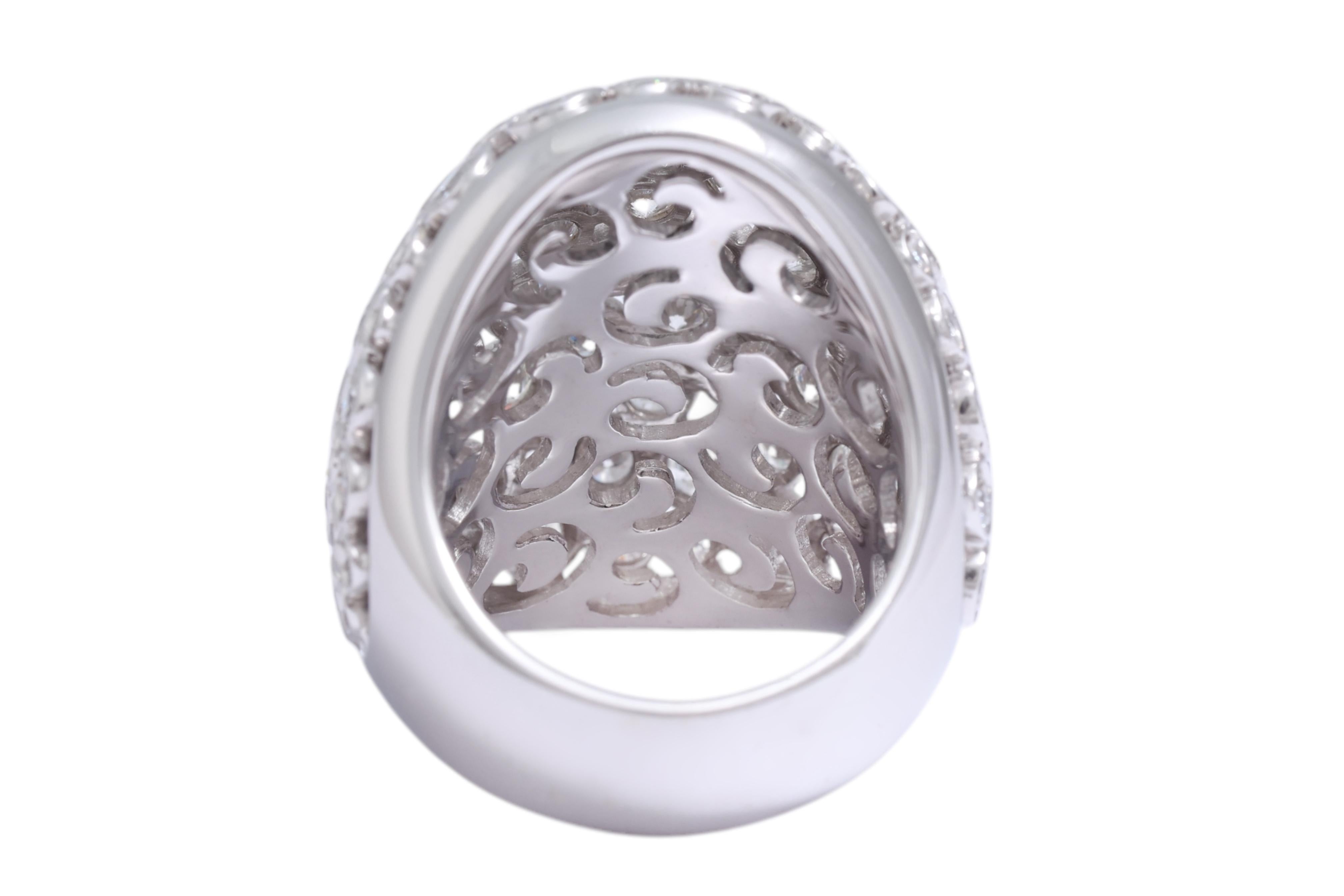 Anello 18 Kt Crivelli Gioielli 6.2 Ct Diamonds, Design Unico in vendita 1