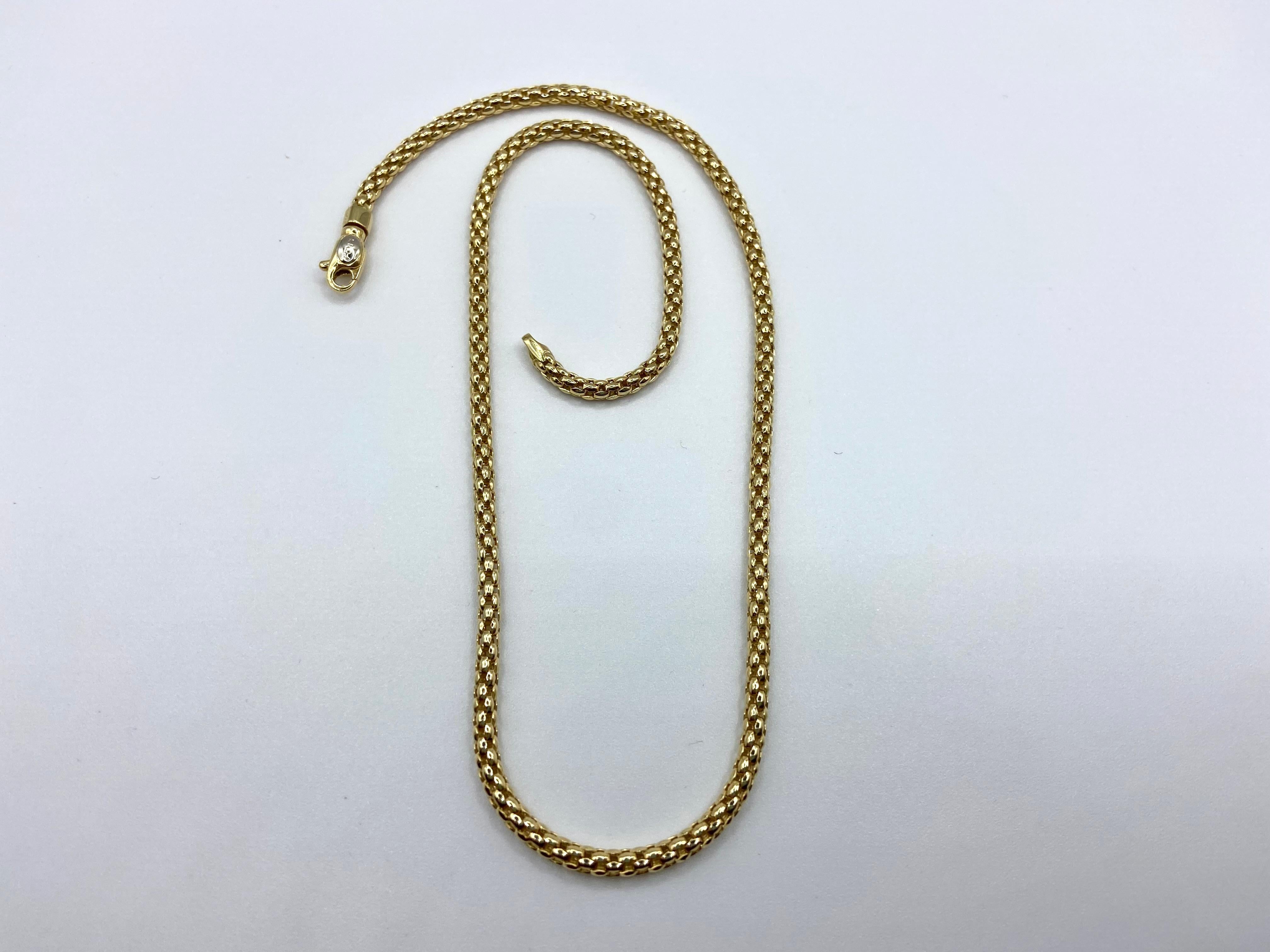 18 Kt Fope Gold Necklace, 