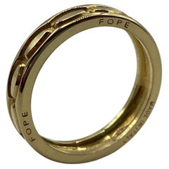 18 Kt FOPE Gold Ring, "Made in Italy"