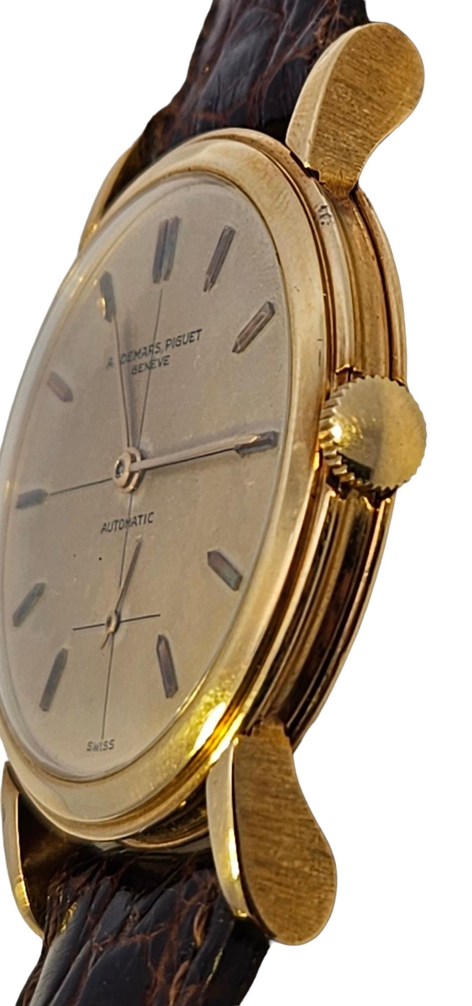 Audemars Piguet Cal K2070 Montre-bracelet automatique de collection en or 18 carats en vente 13