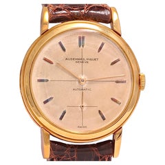 Retro 18 Kt Gold Audemars Piguet Cal K2070 Wrist Watch Collectors Automatic