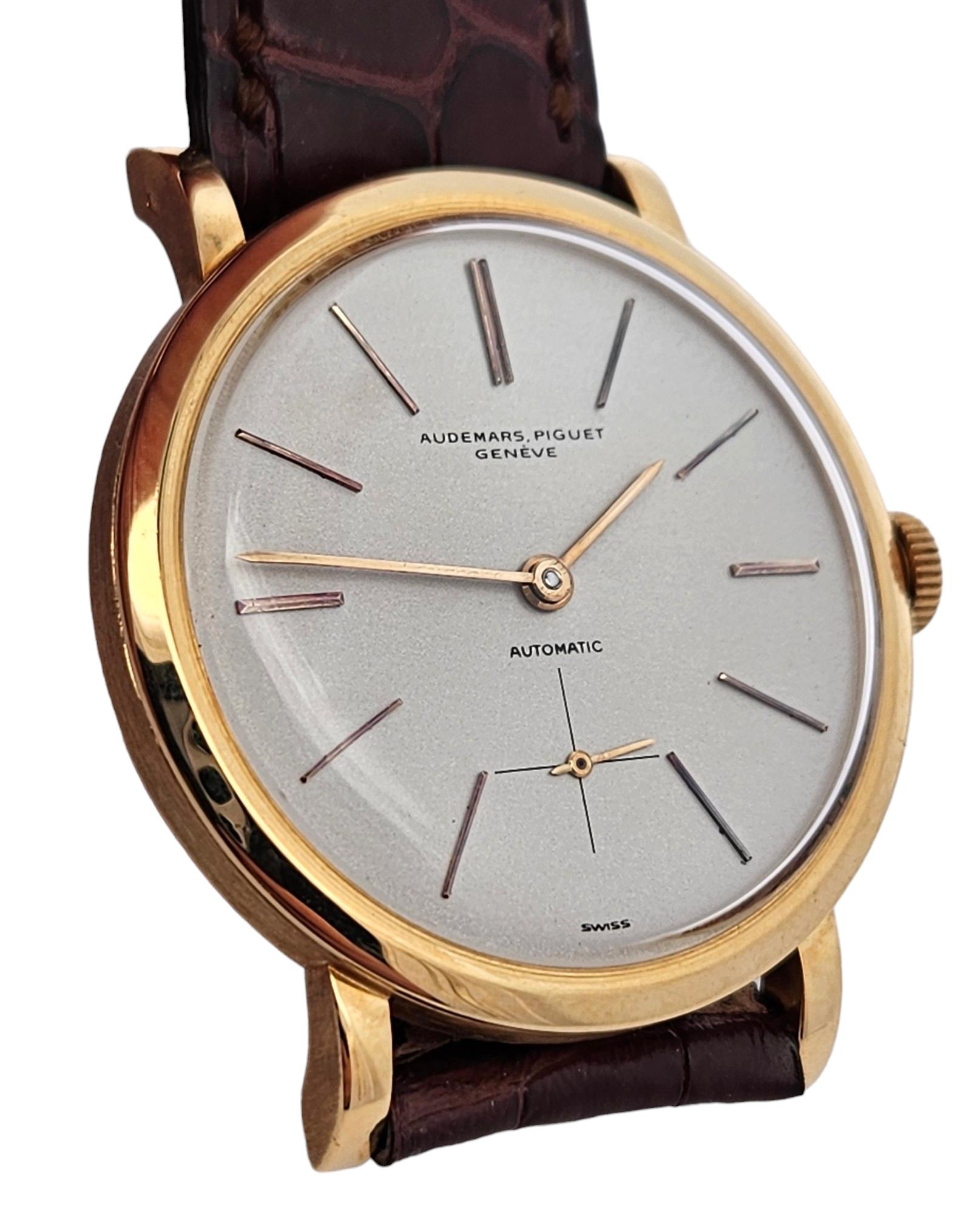 18 Kt Gold Audemars Piguet Cal K2070 Wrist Watch 10