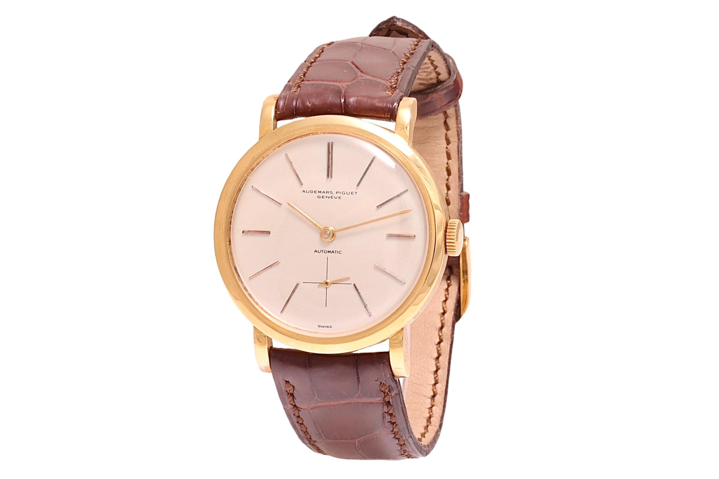 Artisan 18 Kt Gold Audemars Piguet Cal K2070 Wrist Watch