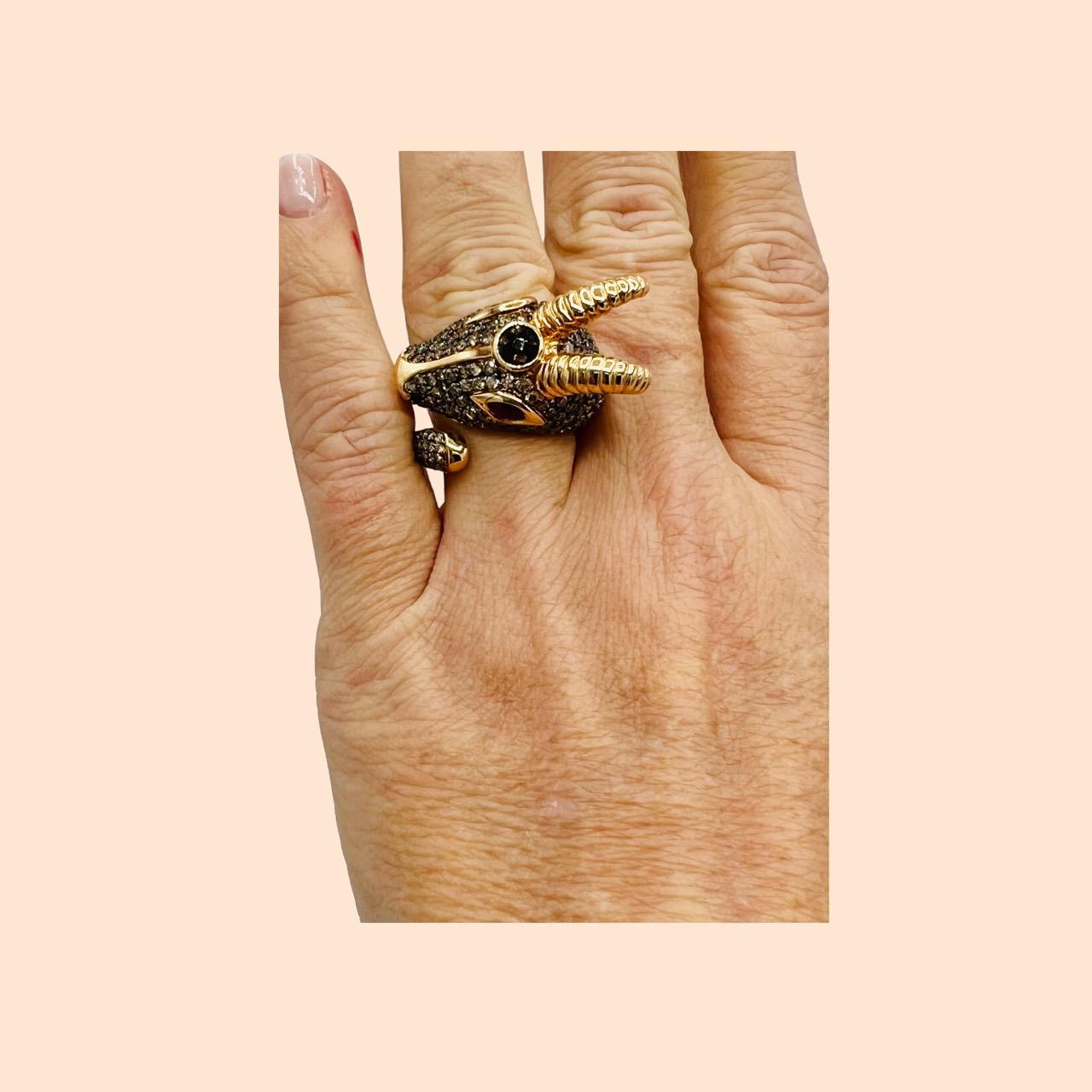 Women's 18 kt gold Cocktail Ring 
