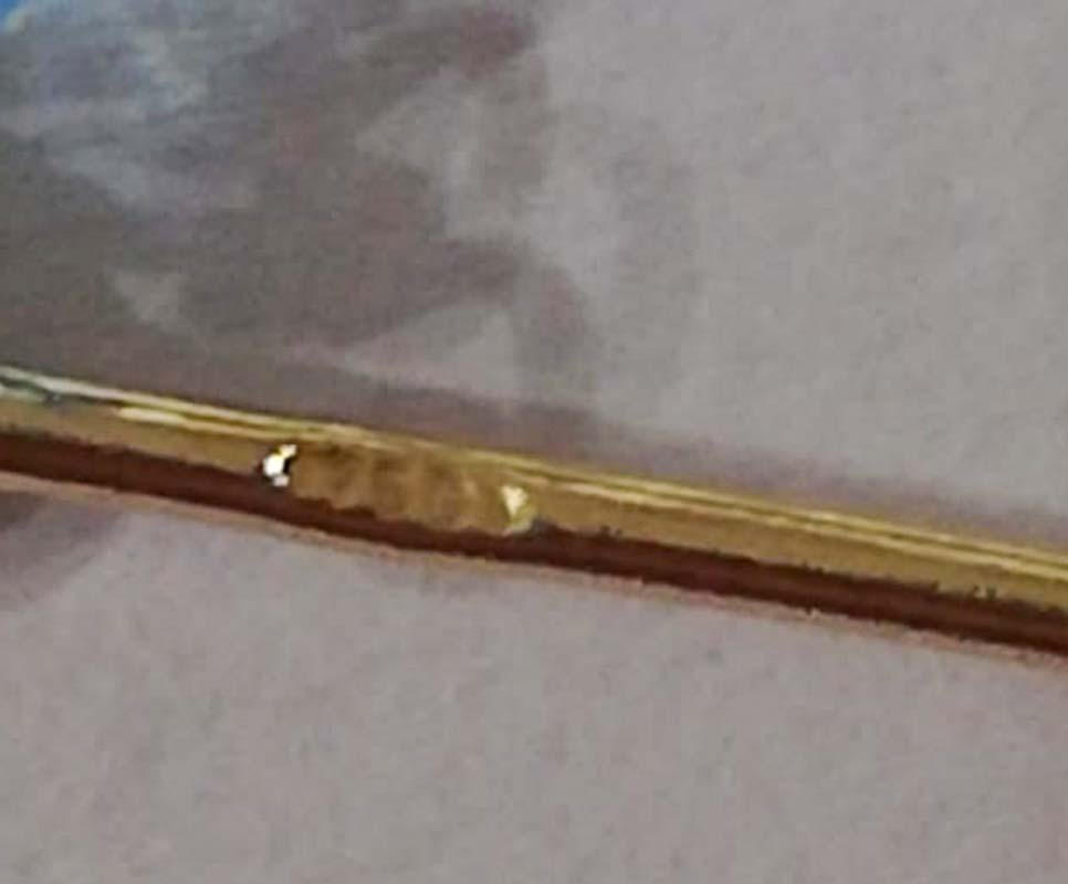18 kt Gold Dangle Earrings For Sale 2