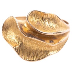 Vintage 18 Kt Gold Designer Ring