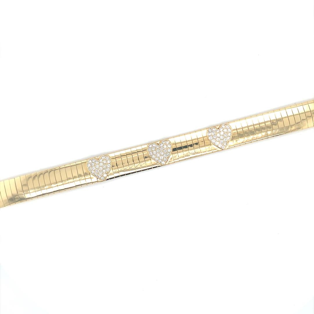 18 Kt gold diamond bracelet In New Condition For Sale In New York, NY