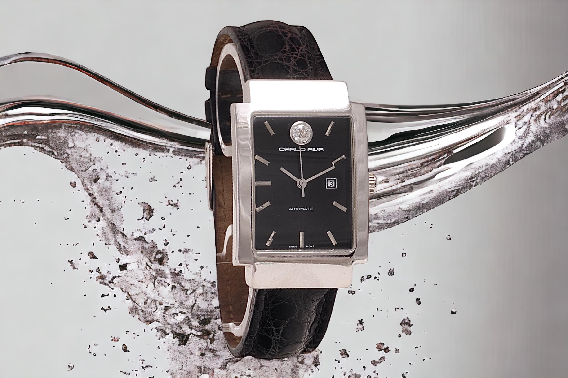 18 Kt Gold Flavio Briatore / Carlo Riva Limited Edition Diamond Wrist Watch  For Sale 3