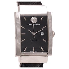 Vintage 18 Kt Gold Flavio Briatore / Carlo Riva Limited Edition Diamond Wrist Watch 