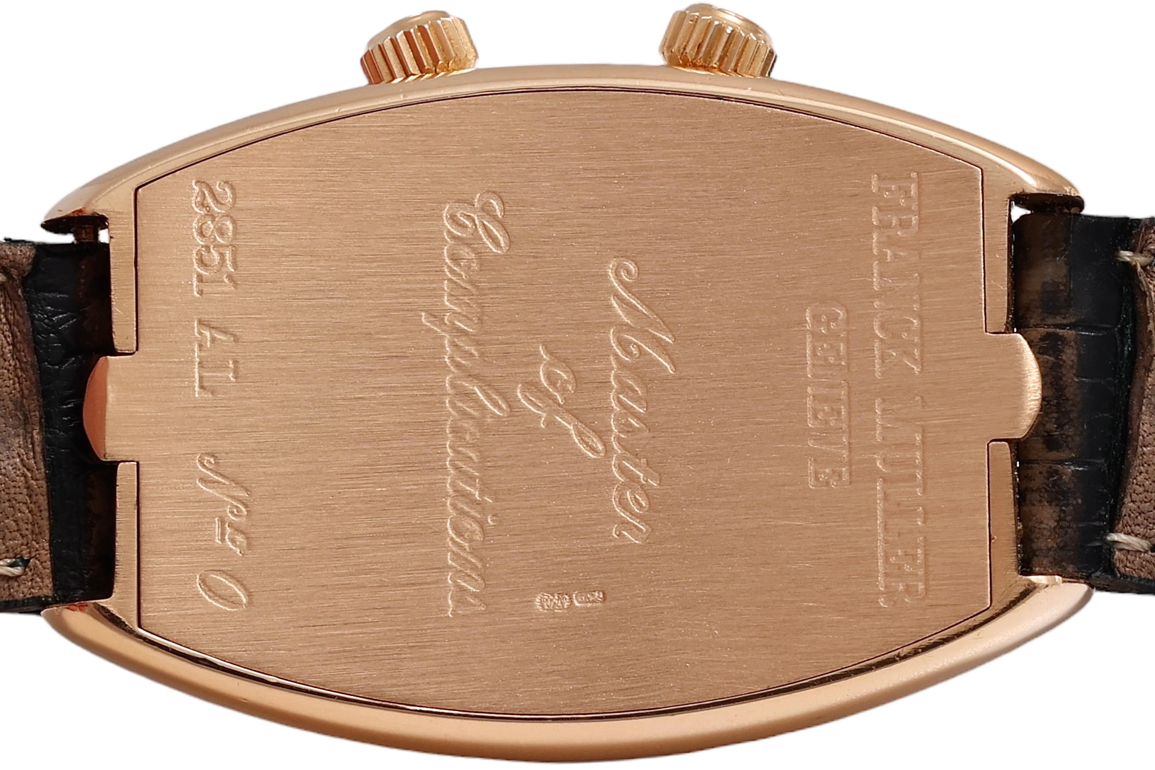 18 Kt Gold Franck Muller Big Ben Alarm Wrist Watch, Ref 2851 AL For Sale 5