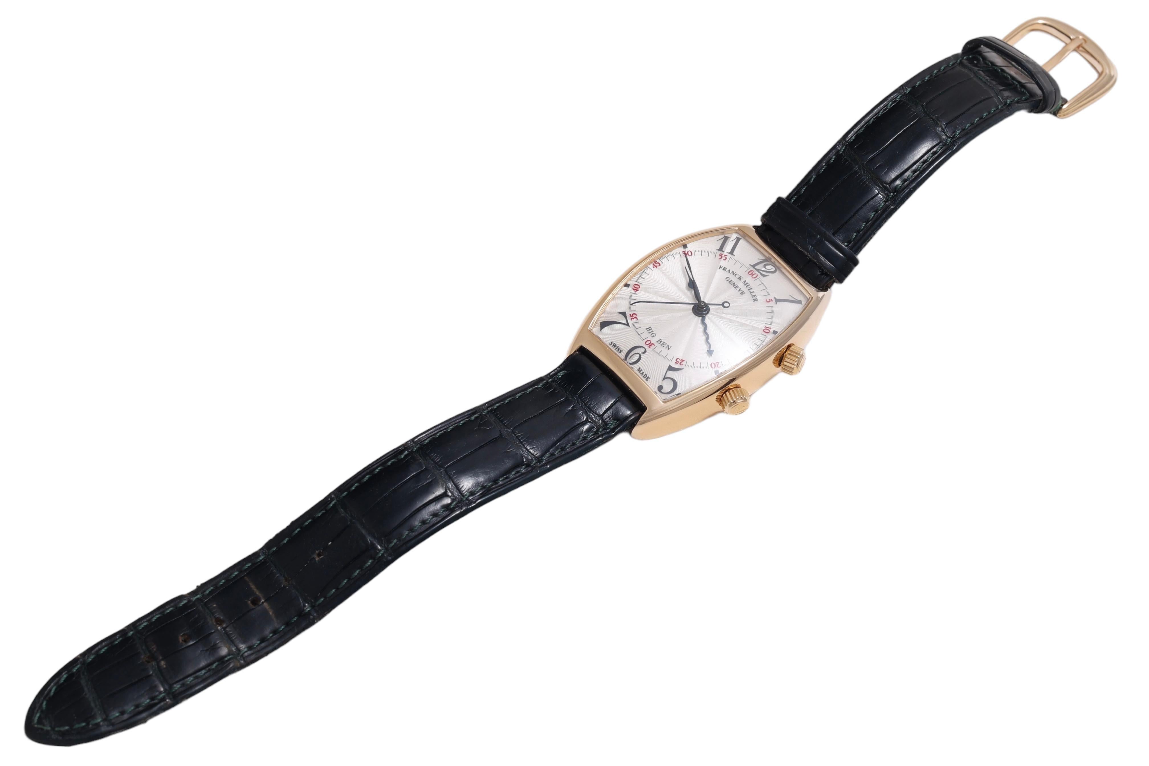18 Kt Gold Franck Muller Big Ben Alarm Wrist Watch, Ref 2851 AL For Sale 6