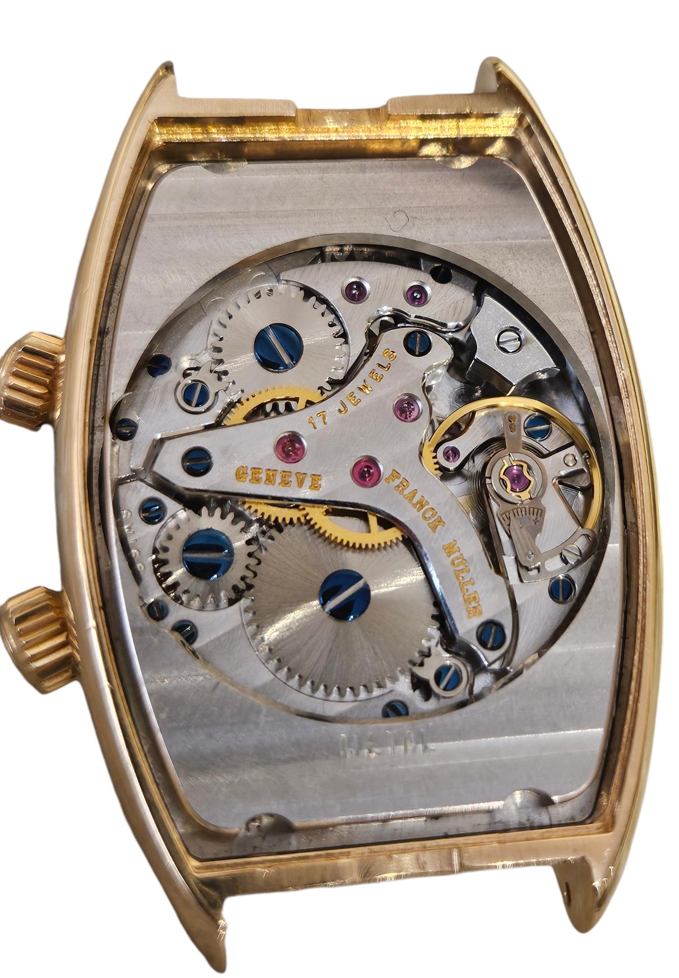 18 Kt Gold Franck Muller Big Ben Alarm Wrist Watch, Ref 2851 AL For Sale 10