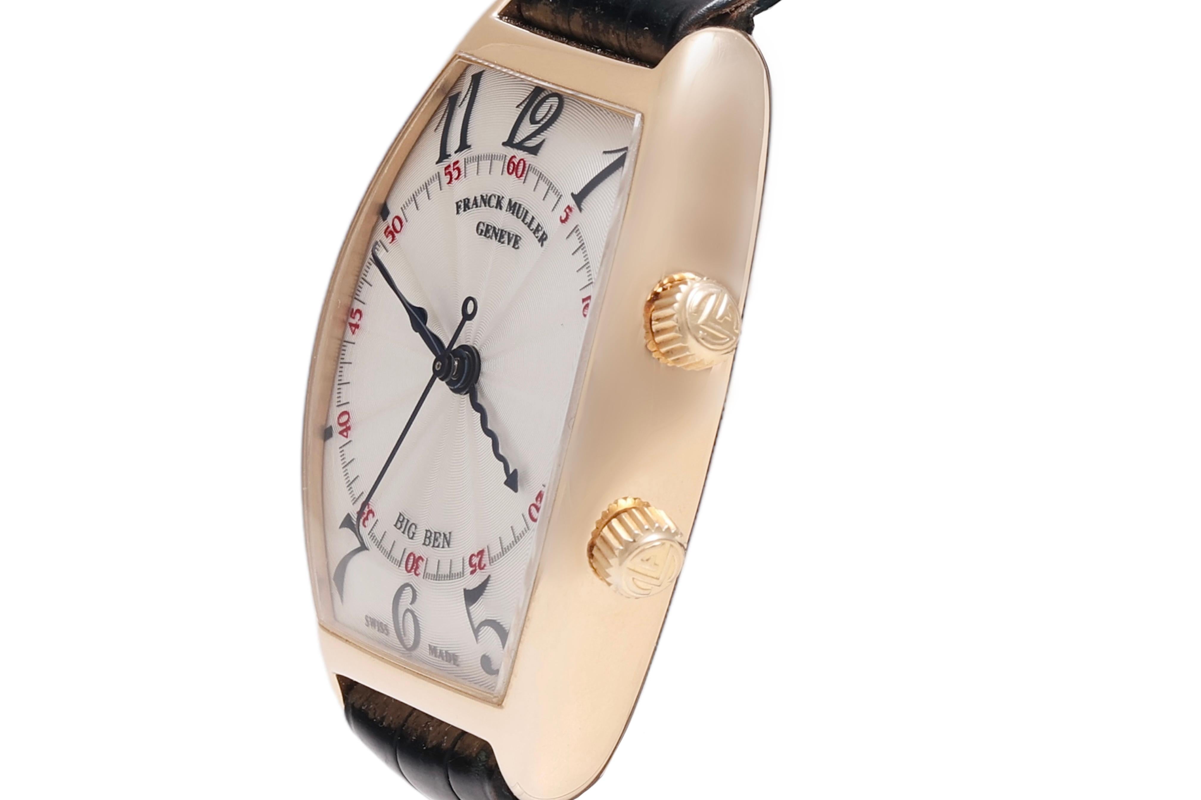Modern 18 Kt Gold Franck Muller Big Ben Alarm Wrist Watch, Ref 2851 AL For Sale