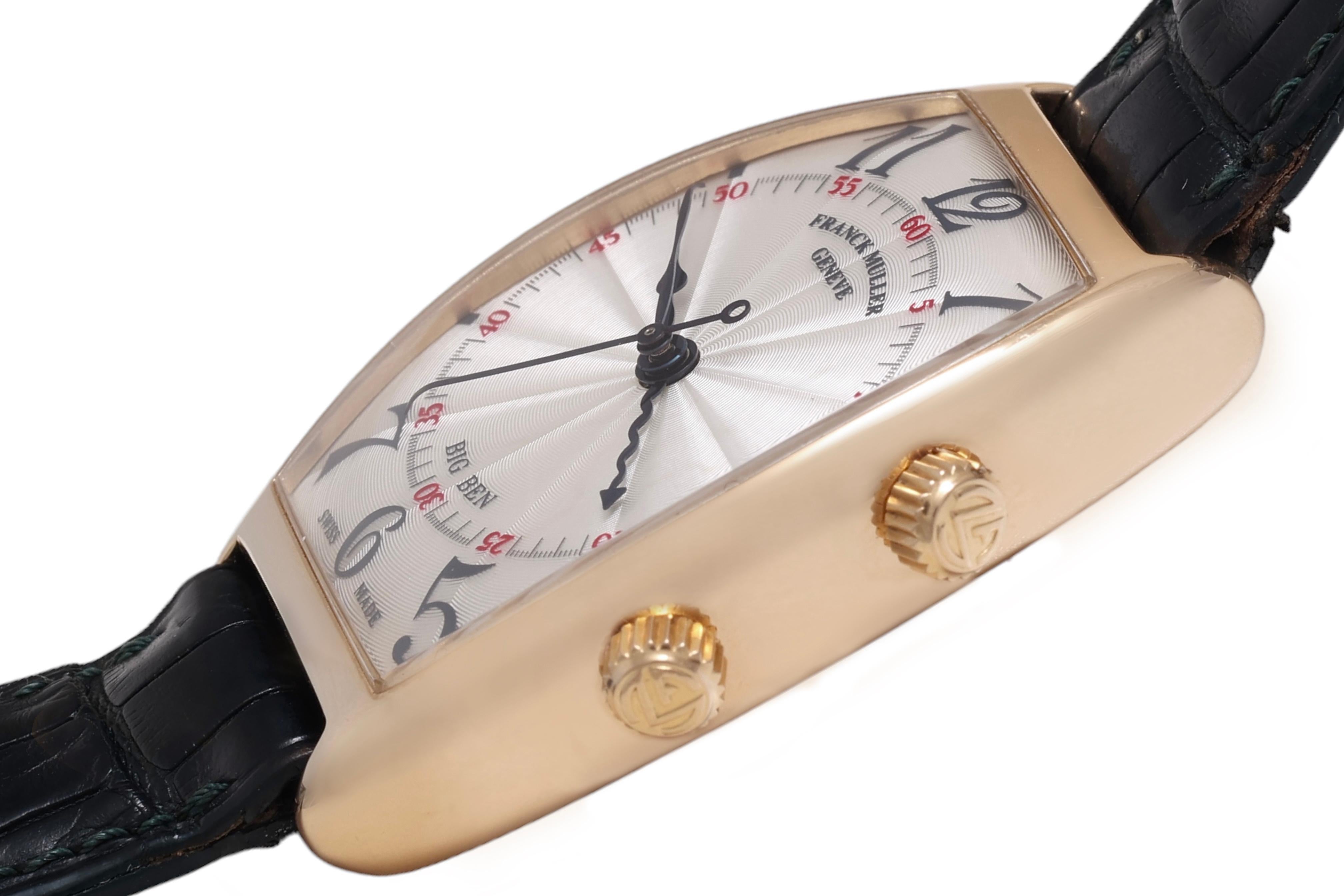 18 Kt Gold Franck Muller Big Ben Alarm Wrist Watch, Ref 2851 AL For Sale 3