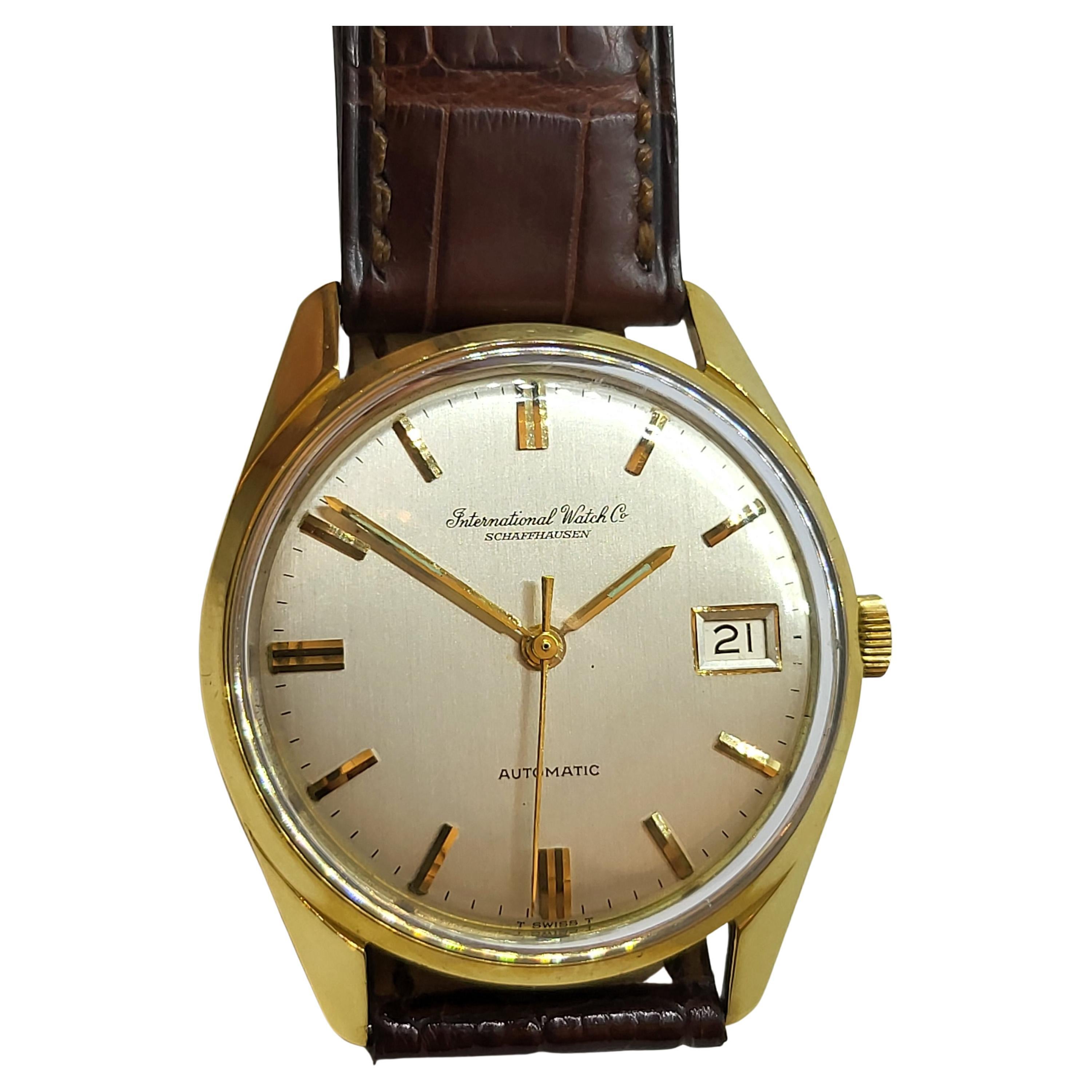 18 Kt Gold IWC Wrist Watch Automatic Caliber 8541 / 810A