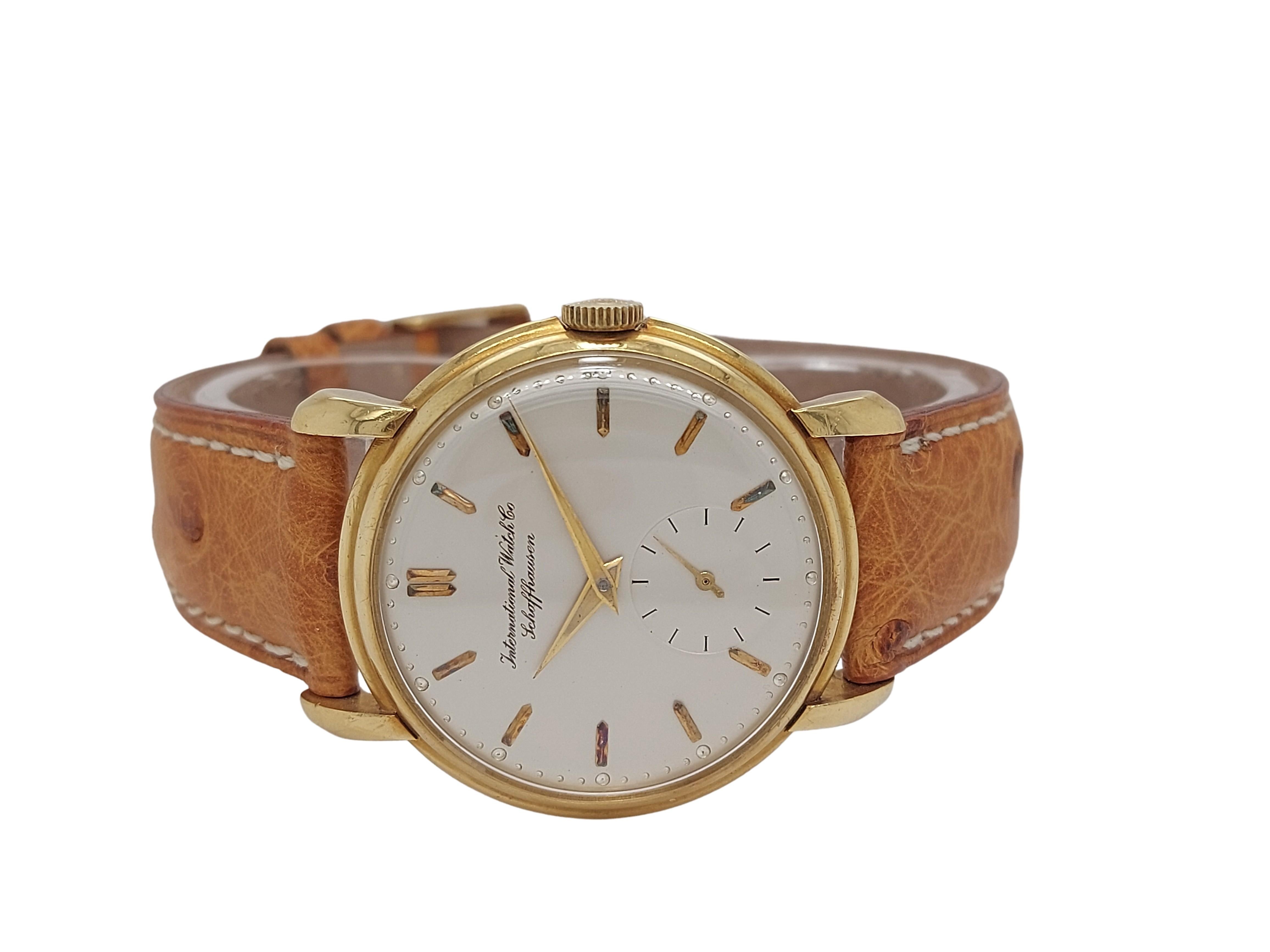 18 Kt Gold Iwc Wrist Watch Caliber 83 For Sale 6