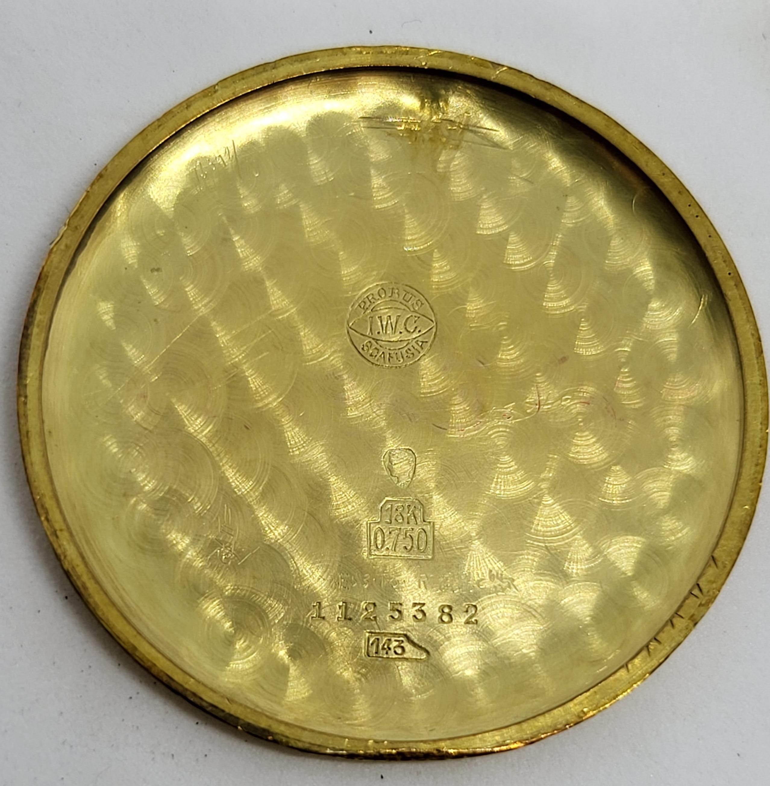 iwc gold watch vintage