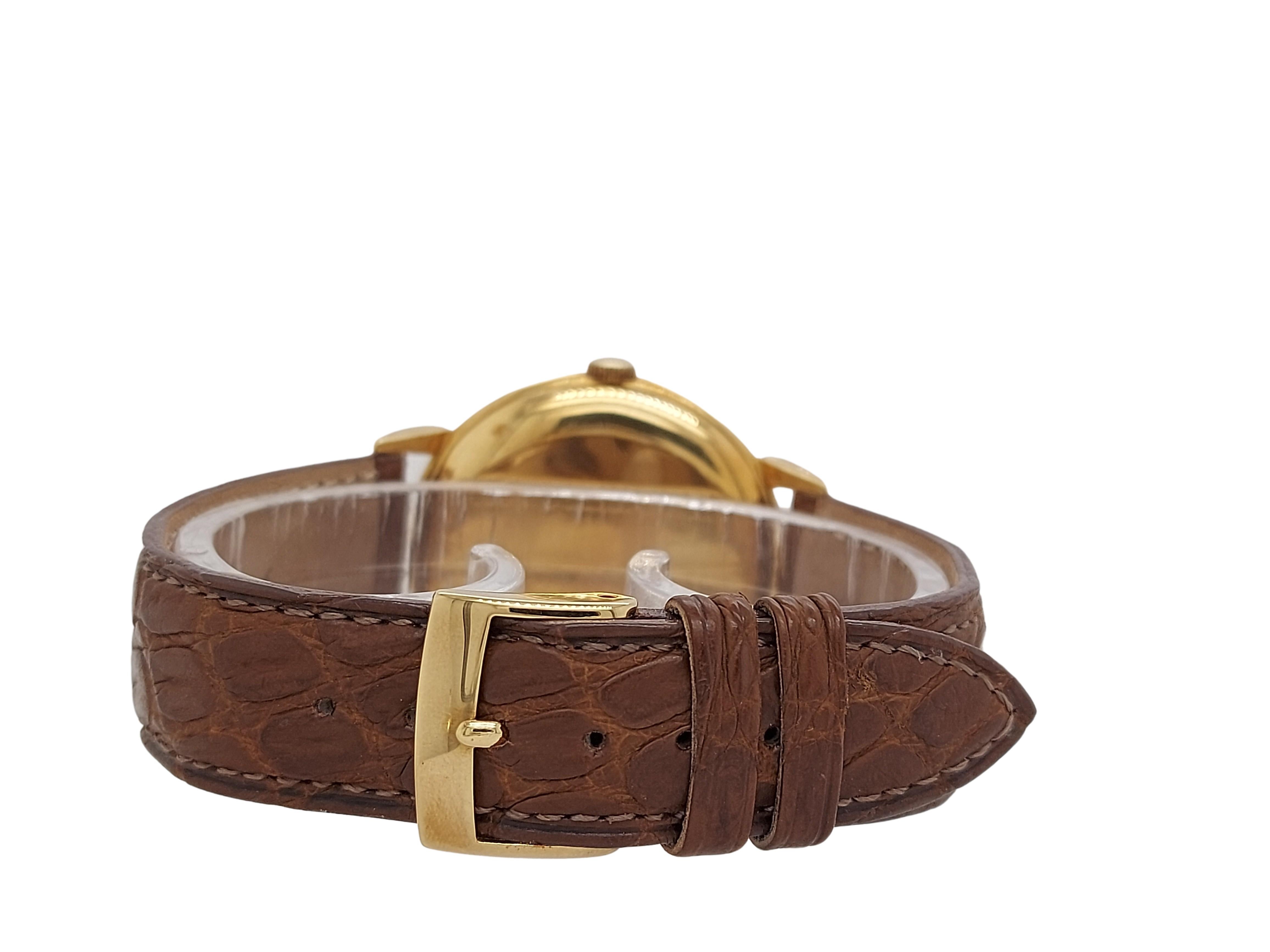 Montre-bracelet IWC calibre 88 à remontage manuel Calatrava en or 18 carats en vente 11