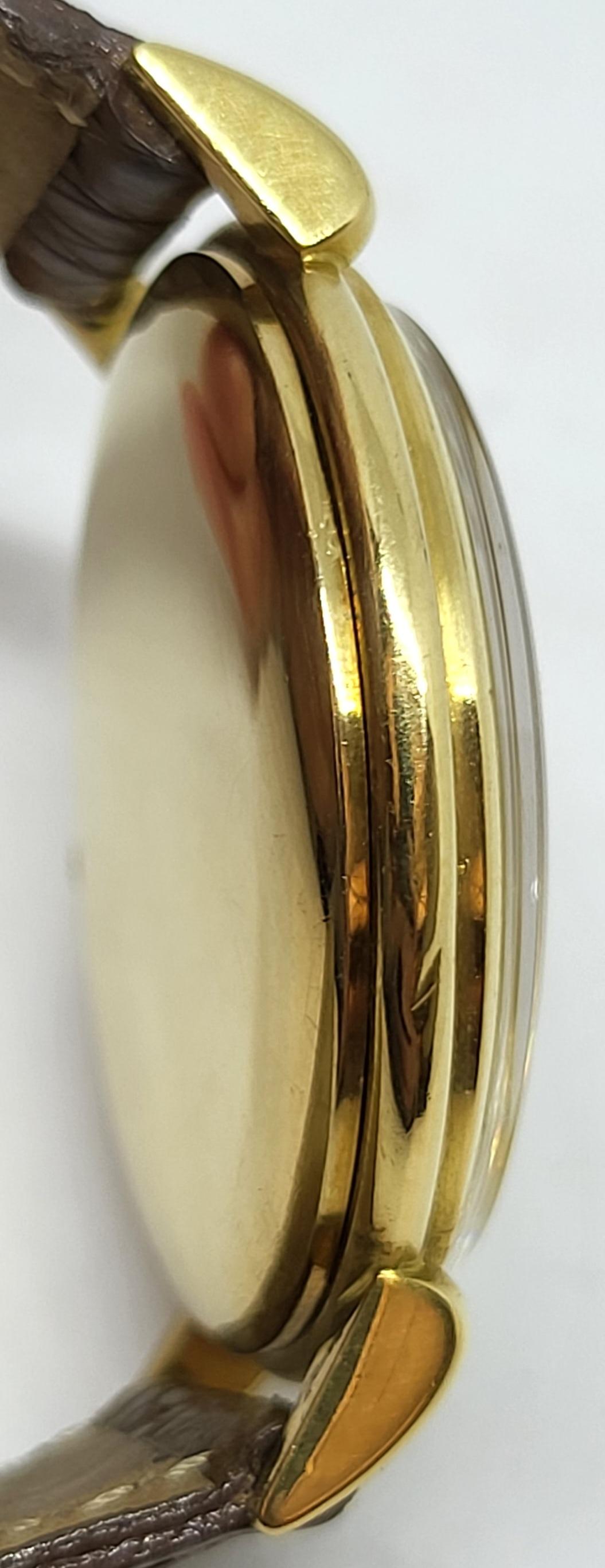 Women's or Men's 18 Kt Gold IWC Wrist Watch Caliber 88 Rare Manual Winding Calatrava For Sale