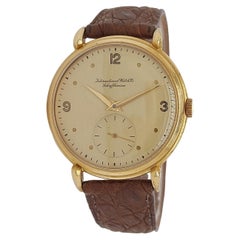 Vintage 18 Kt Gold IWC Wrist Watch Caliber 88 Rare Manual Winding Calatrava