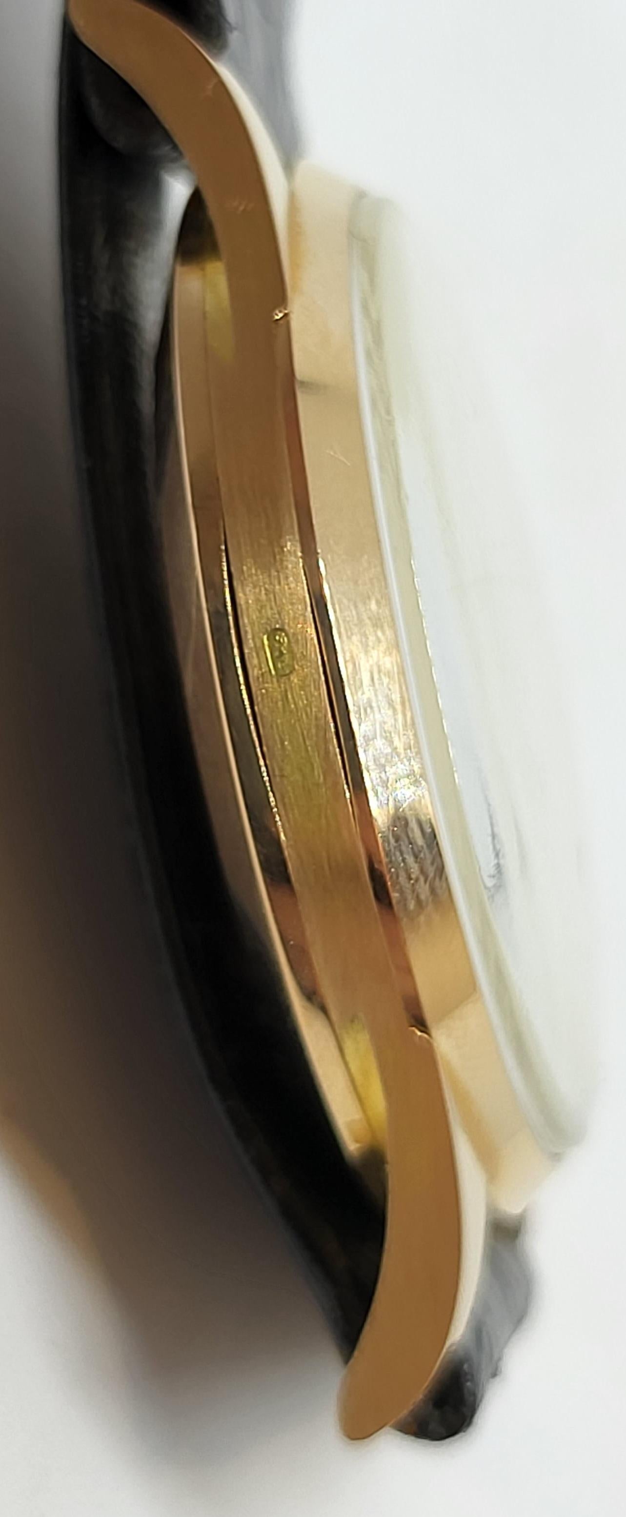 18 Karat Gold IWC Armbanduhr Kaliber 89, Calatrava im Angebot 5
