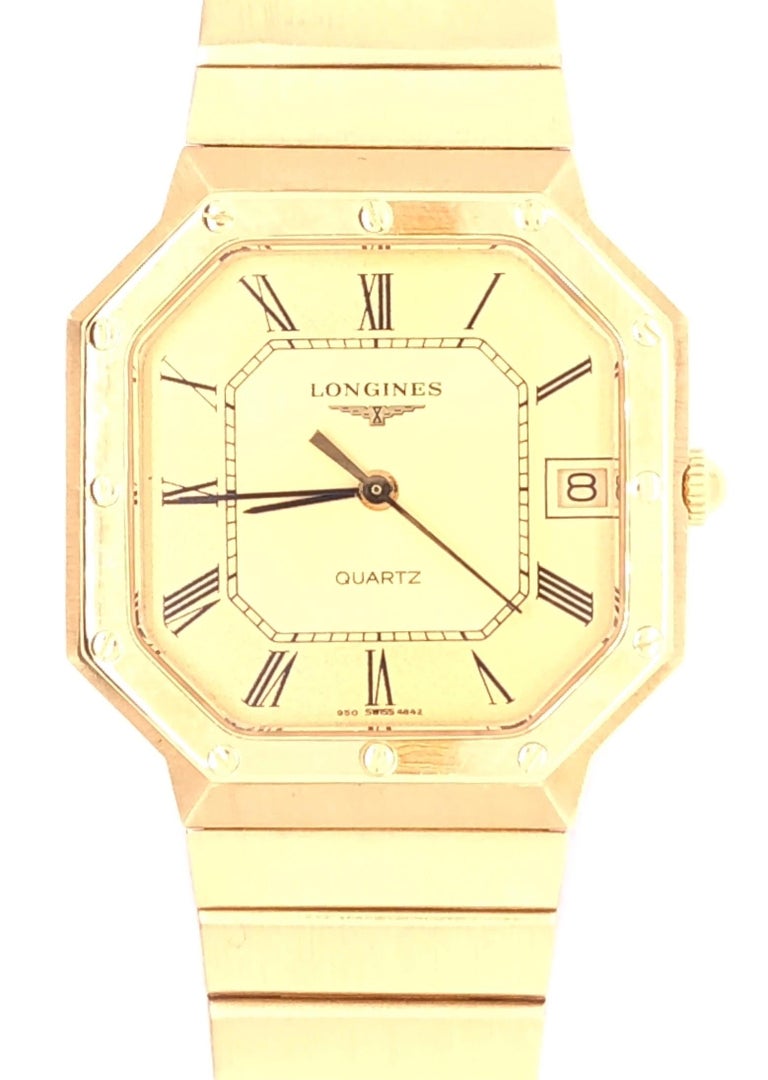 longines octagonal watch