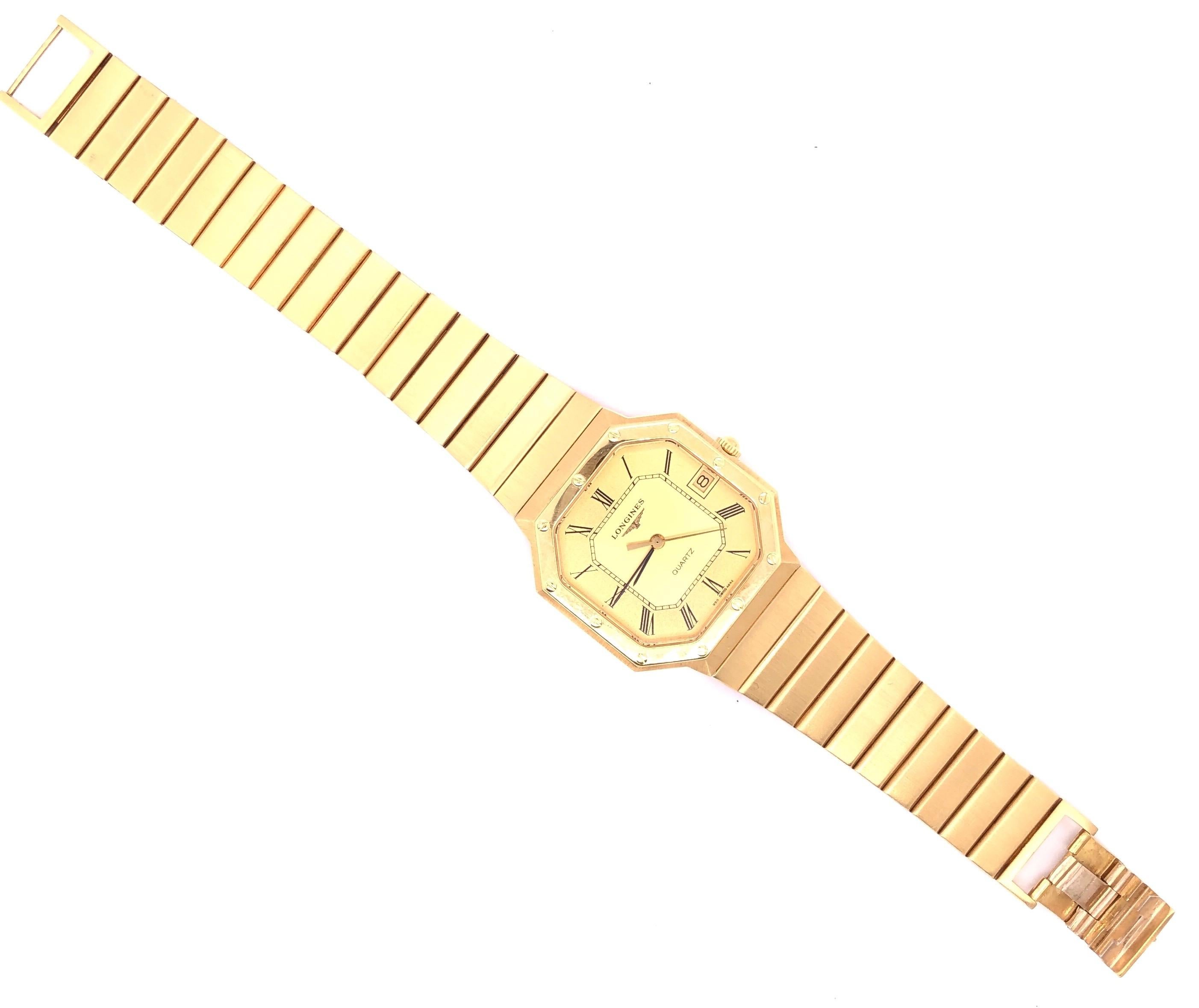 solid 18k gold watch mens