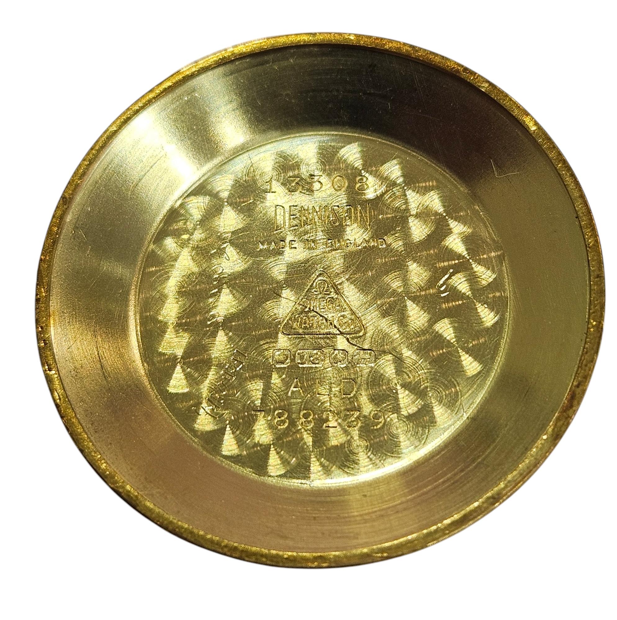 18 Kt Gold Omega Automatic, Caliber 501, from 1958 For Sale 10