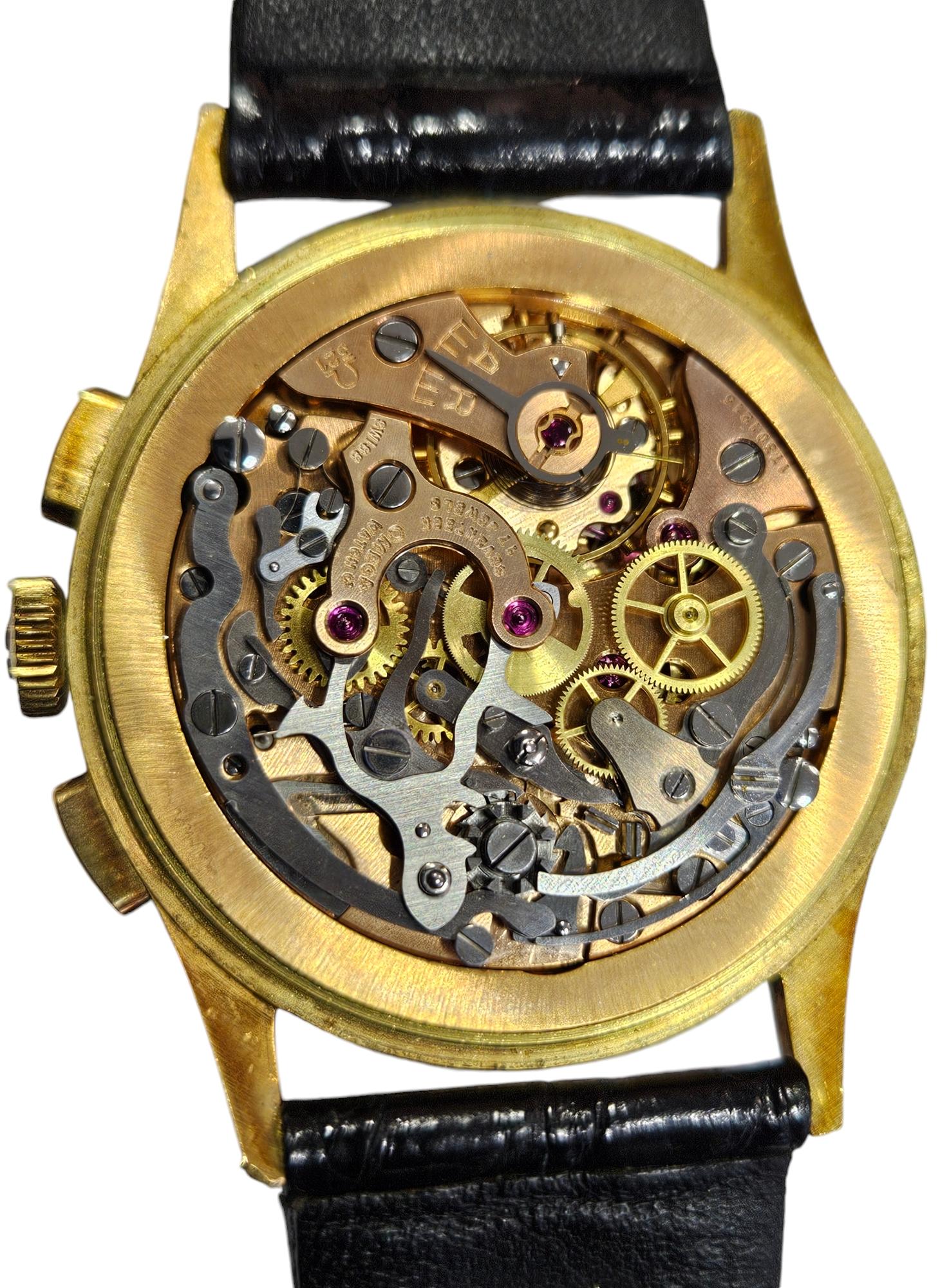18 kt Gold Omega Collectors Wrist Watch, Caliber 321, Reference OT 2955 3 For Sale 8