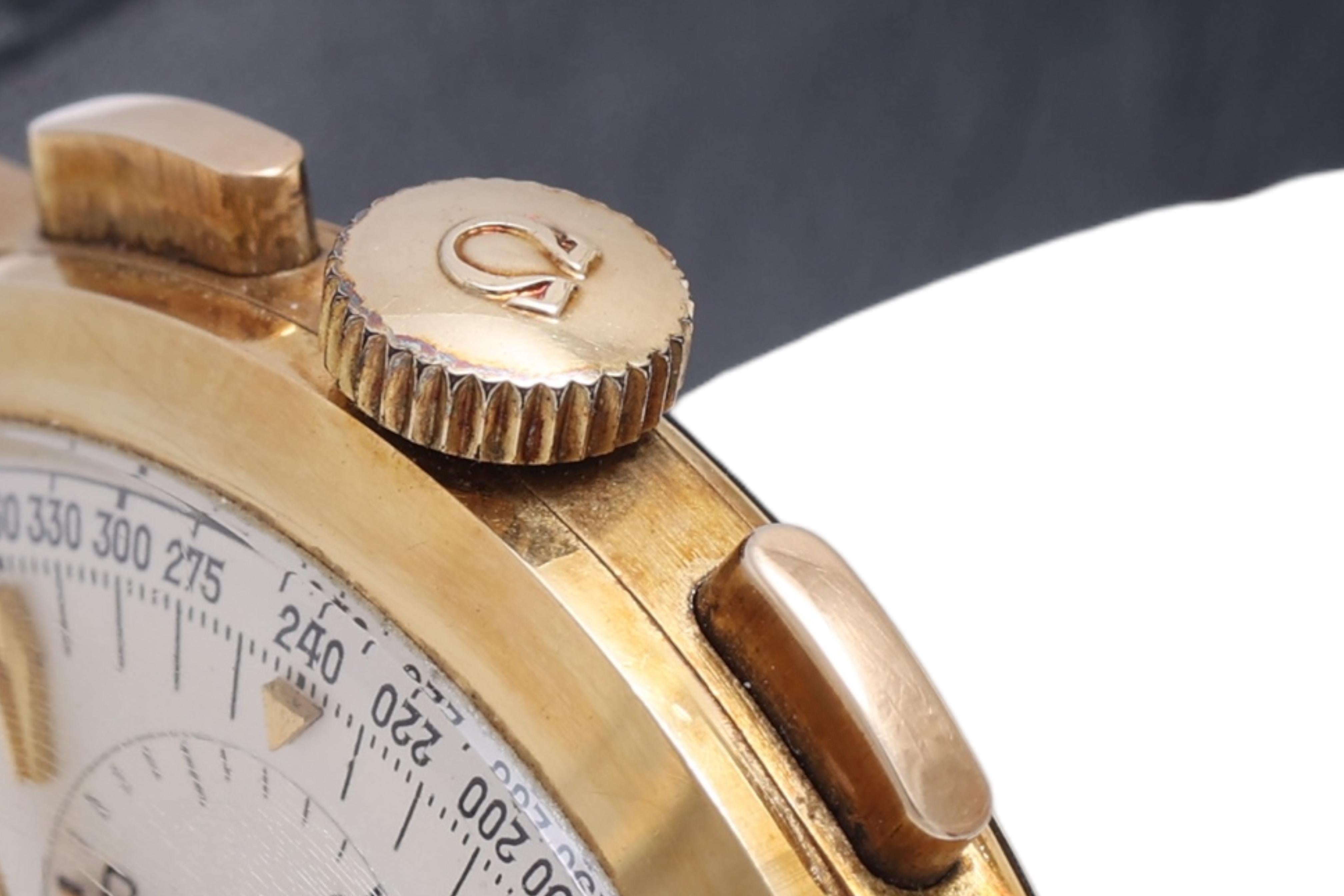 18 kt Gold Omega Collectors Wrist Watch, Caliber 321, Reference OT 2955 3 For Sale 1