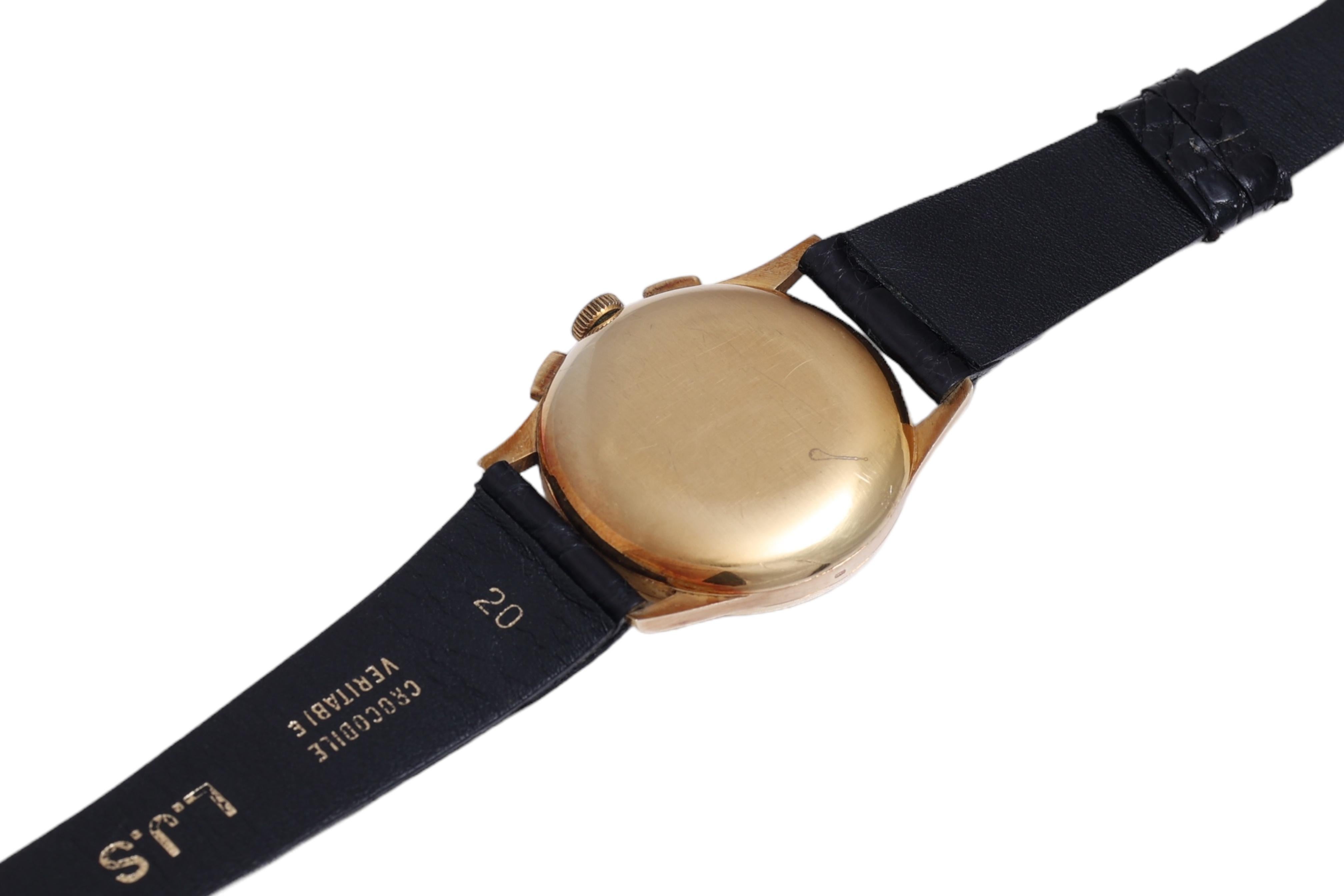 18 kt Gold Omega Collectors Wrist Watch, Caliber 321, Reference OT 2955 3 For Sale 4