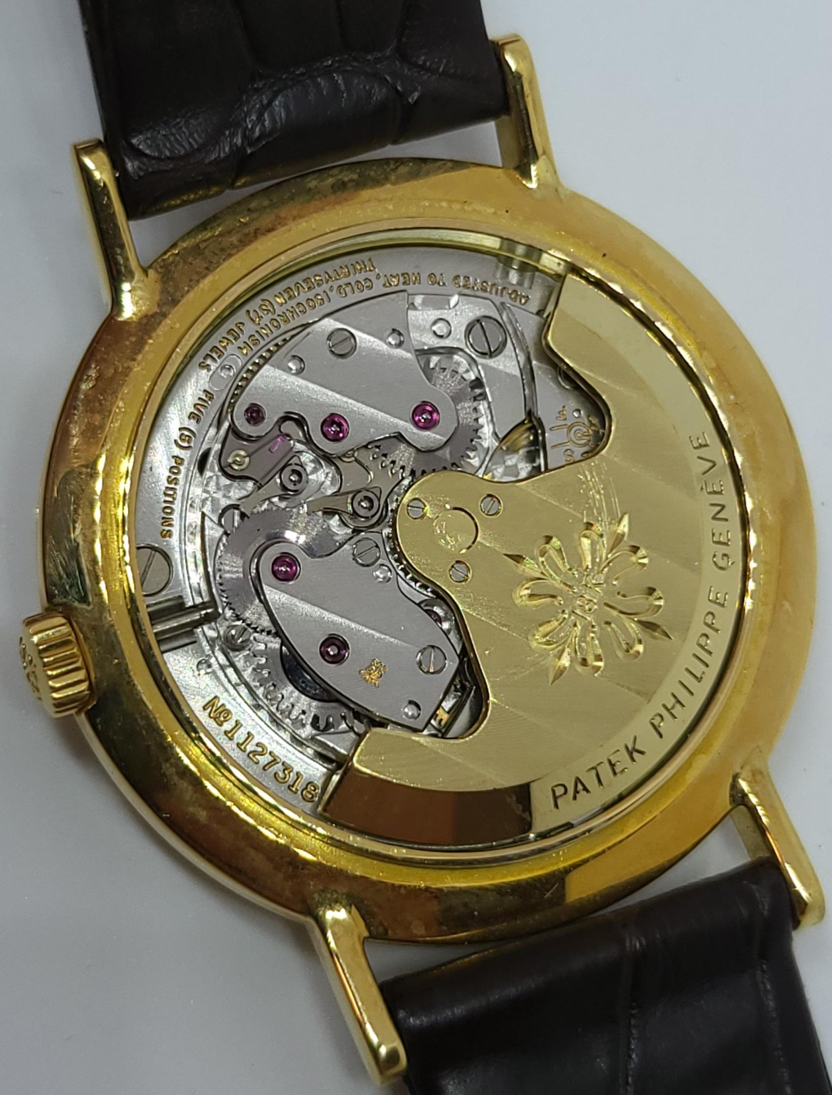 Patek Philippe Montre-bracelet associée million dollars en or 18 carats Réf. 3565 en vente 3