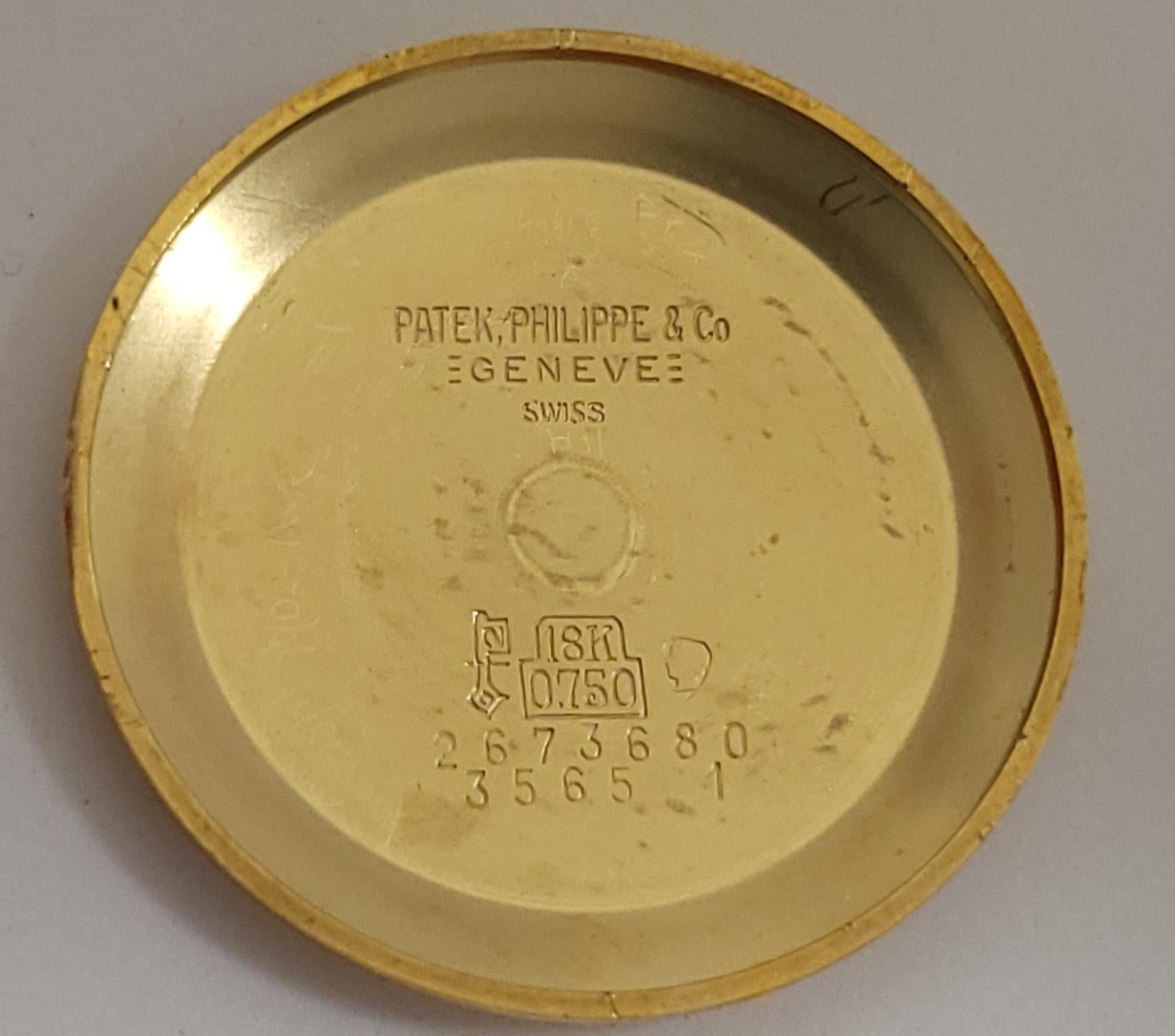 18 kt Gold Patek Philippe Million Dollar Associate Armbanduhr Ref 3565 im Zustand „Hervorragend“ im Angebot in Antwerp, BE