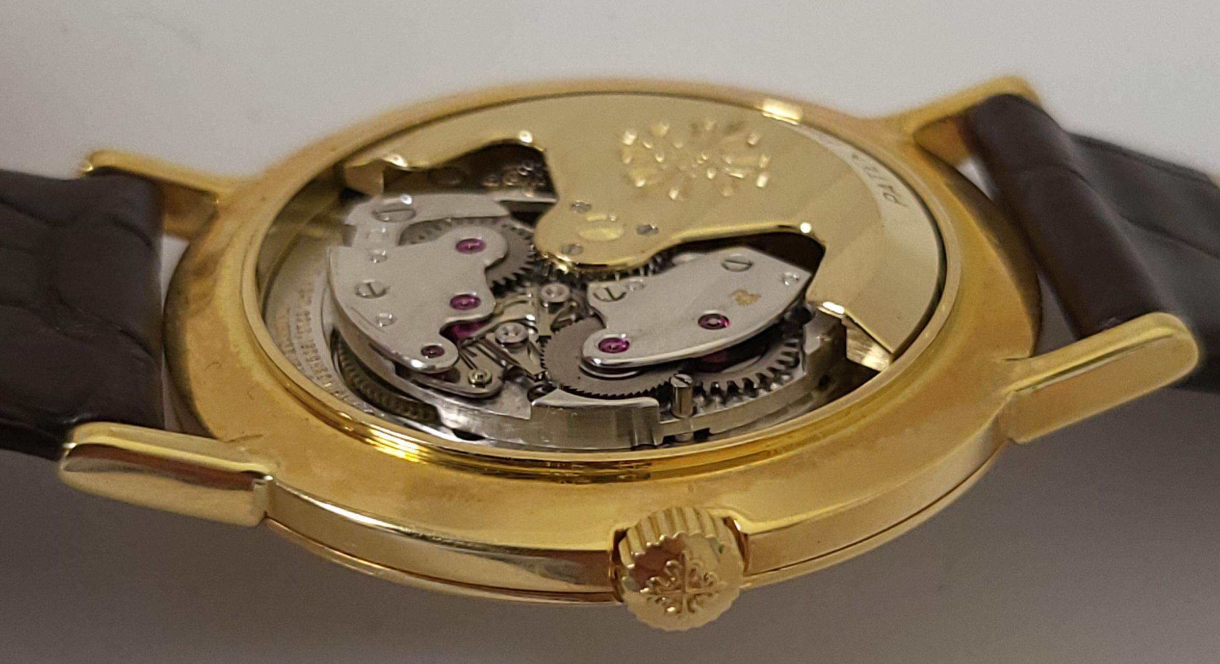 Artisan 18 kt Gold Patek Philippe Million Dollar Associate Wrist Watch Ref 3565 For Sale