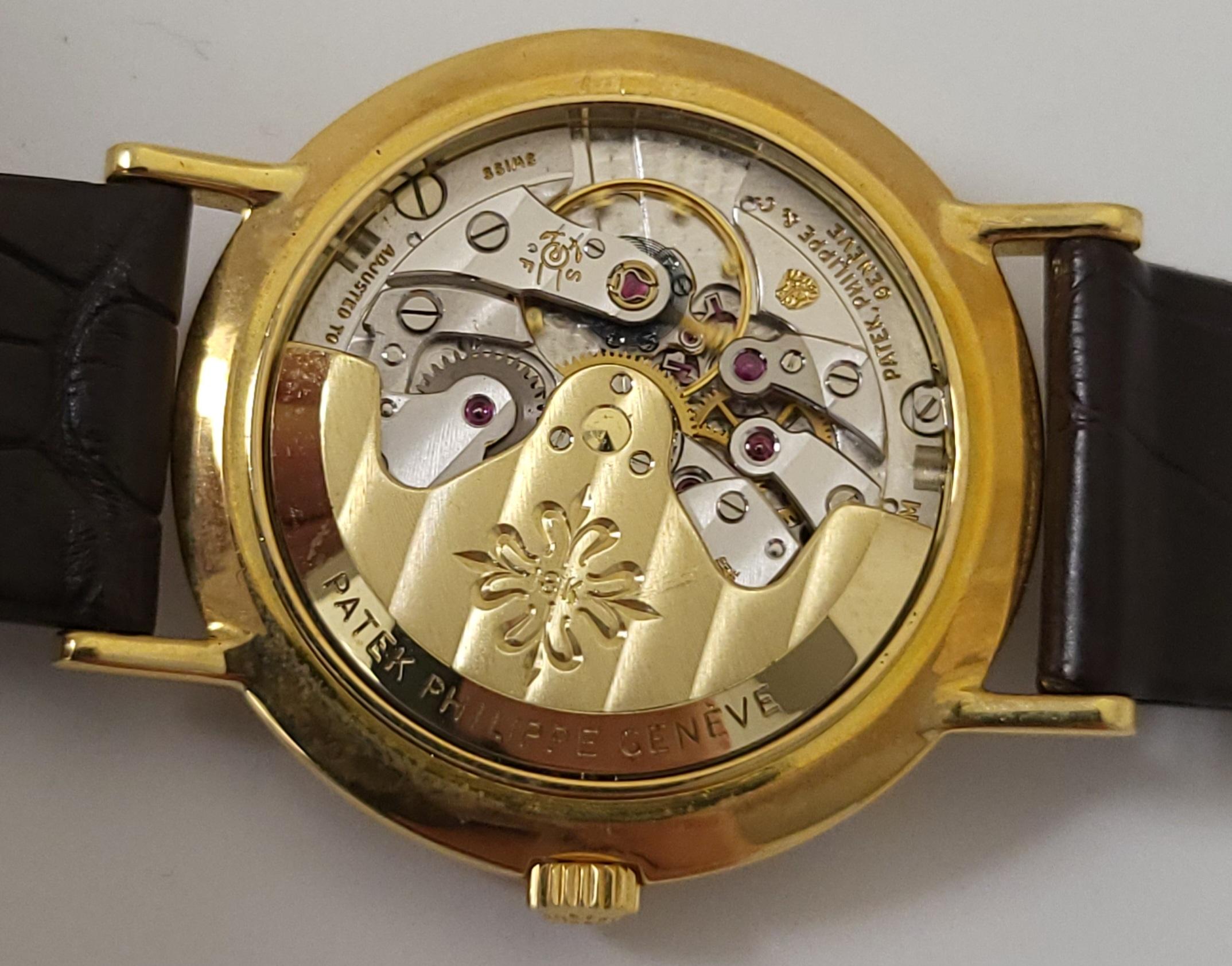 Women's or Men's 18 kt Gold Patek Philippe Million Dollar Associate Wrist Watch Ref 3565 For Sale