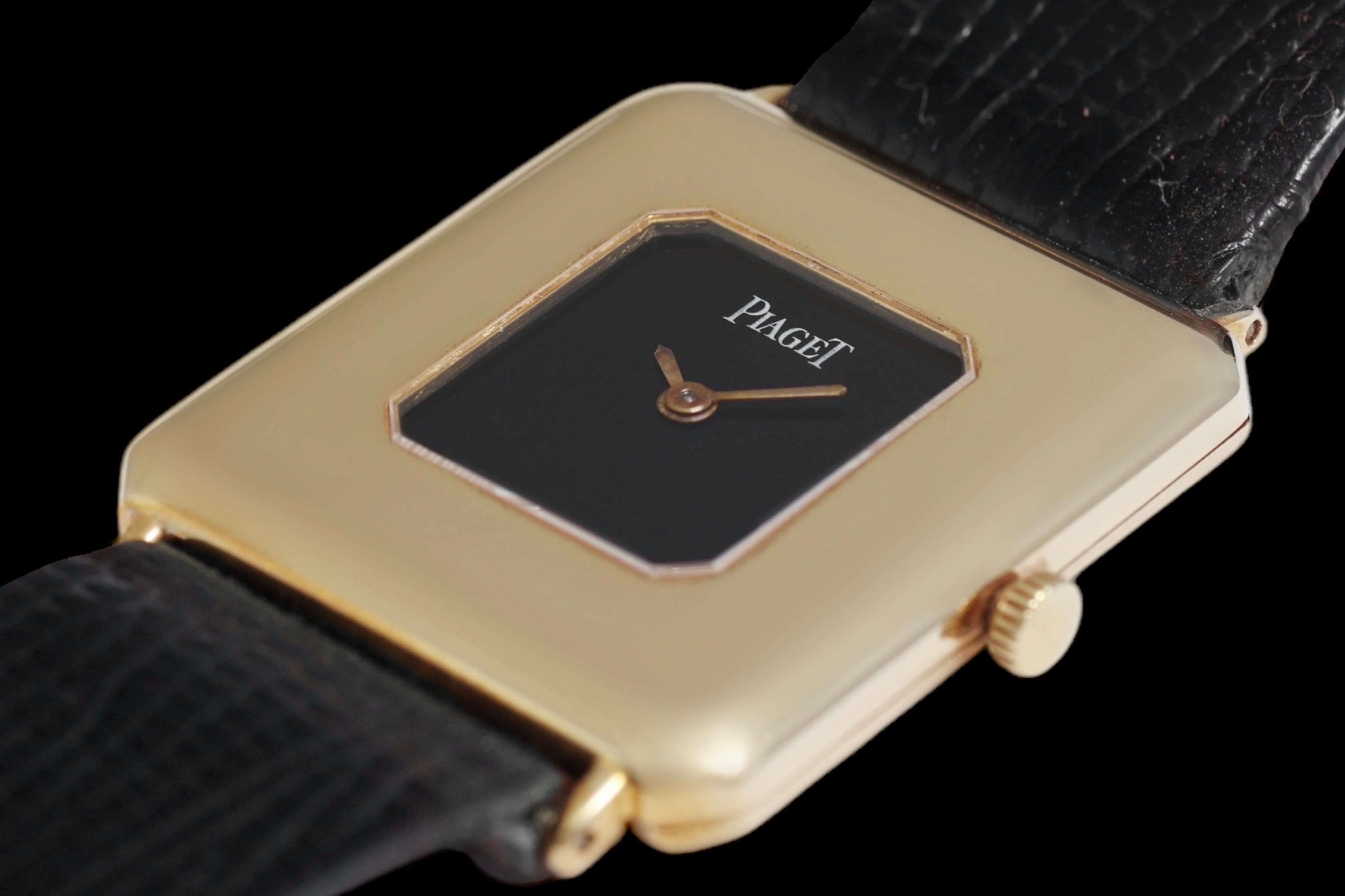 18 kt Gold Piaget Kleid Armbanduhr, mechanisches Kaliber 9P1, Ref 99141 für Damen oder Herren im Angebot