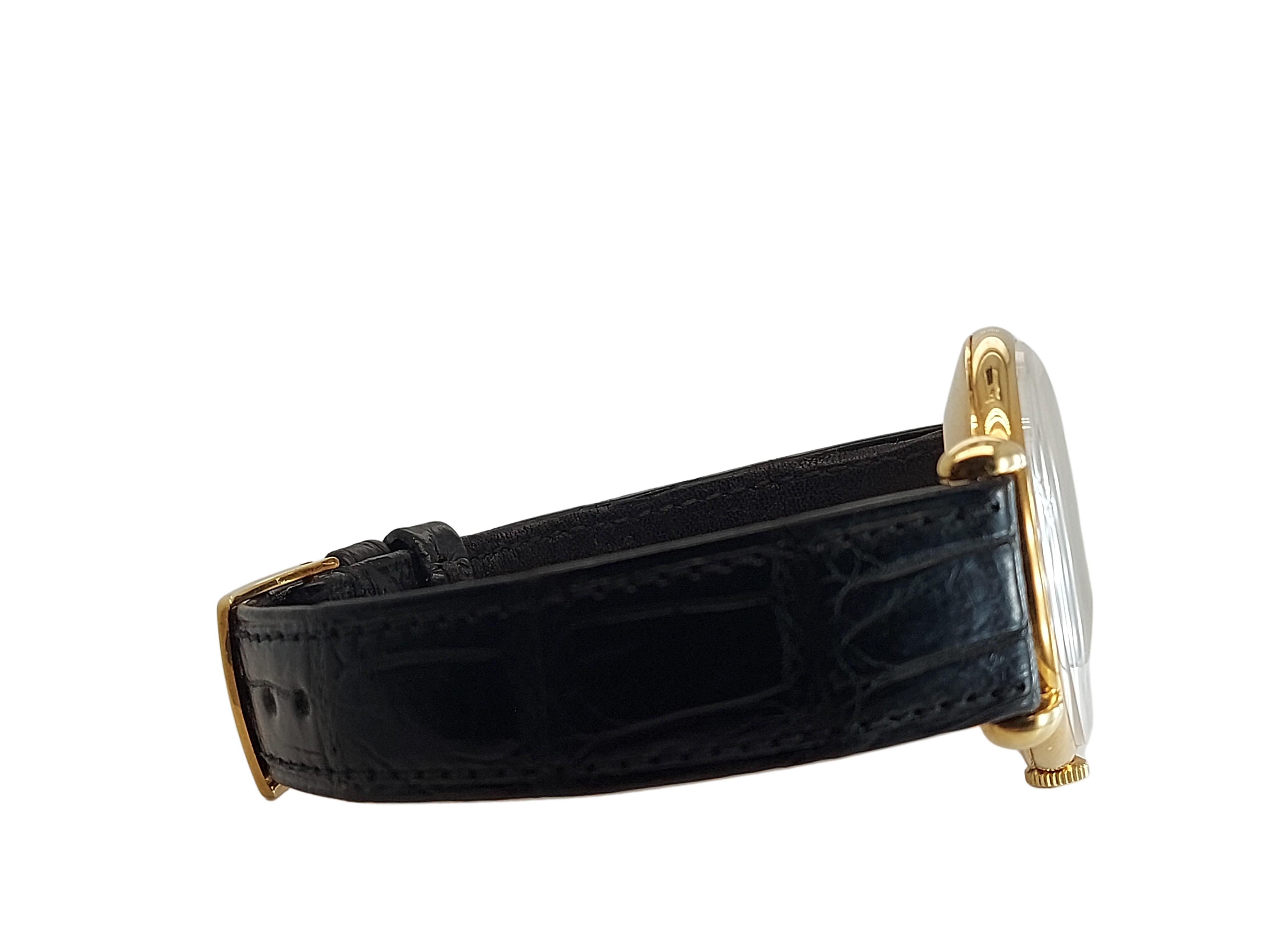 18 kt Gold Vacheron Constantin Tear Drop Lugs Watch, Cal P454 5B For Sale 2