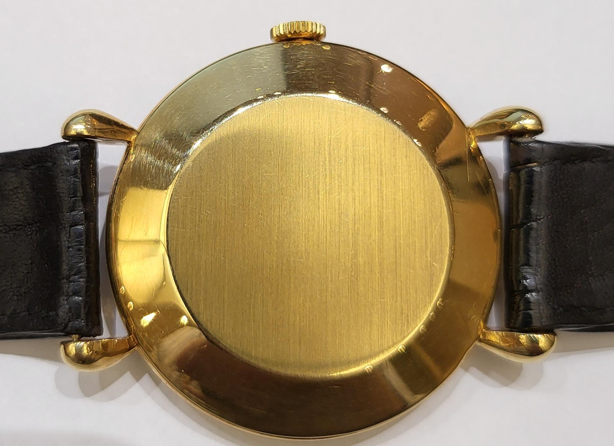18 kt Gold Vacheron Constantin Tear Drop Lugs Watch, Cal P454 5B For Sale 9