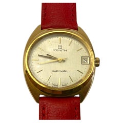 18 Kt Gold ZENITH Automatic Watch, Retro, 1970s