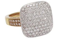 18 kt. Bague bicolore Hulchi Belluni sertie de 2,4 carats Diamants taille brillant