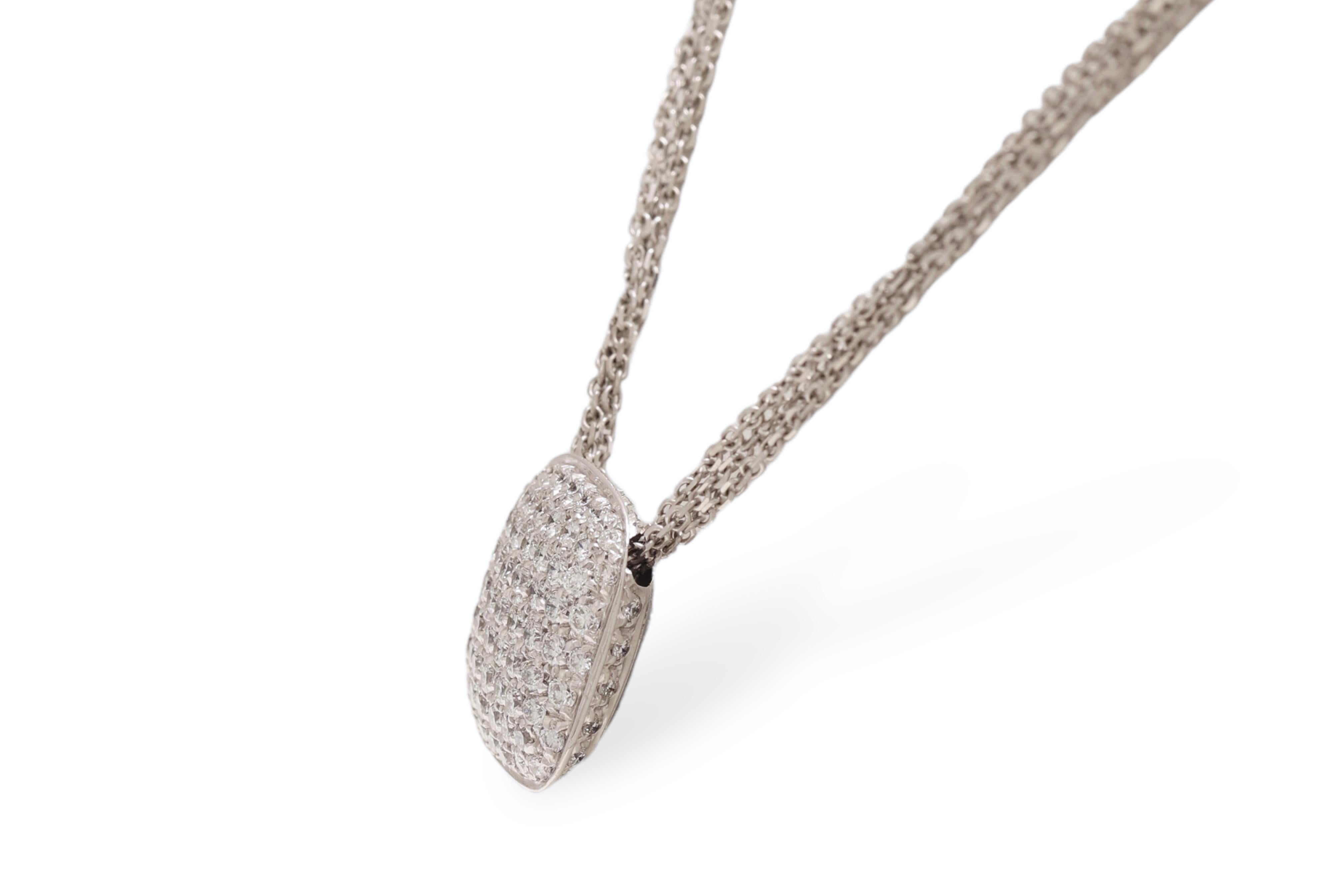 Uomo Ciondolo / Collana con diamanti Hulchi Belluni 18 Kt in vendita